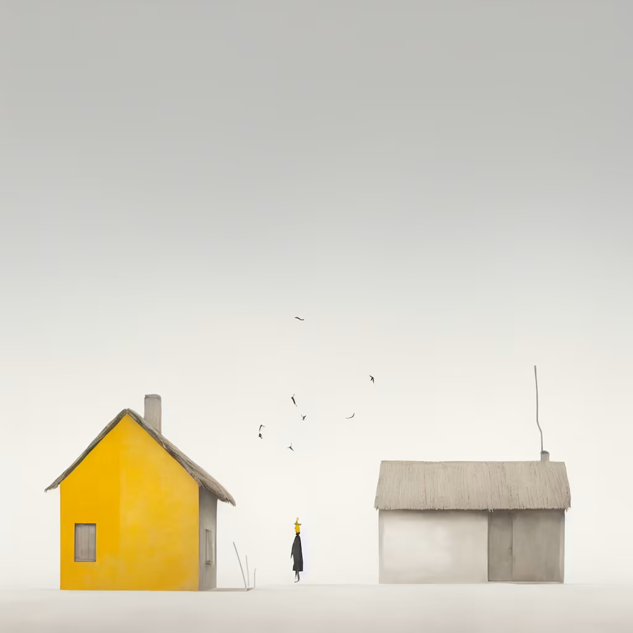 Yellow Trees and Houses - 1 #4