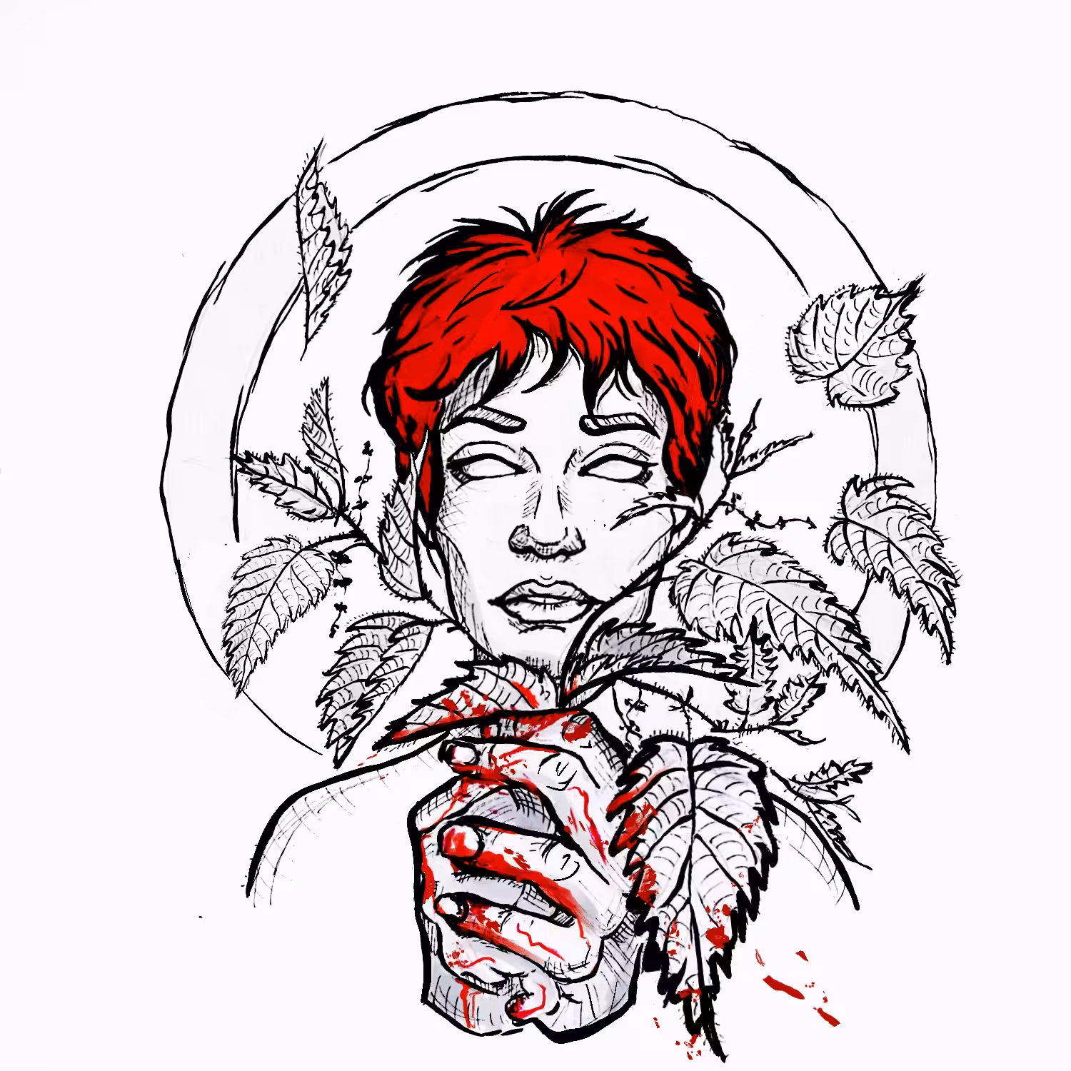 14. Life is as beautiful as a bouquet of nettles in bloody hands