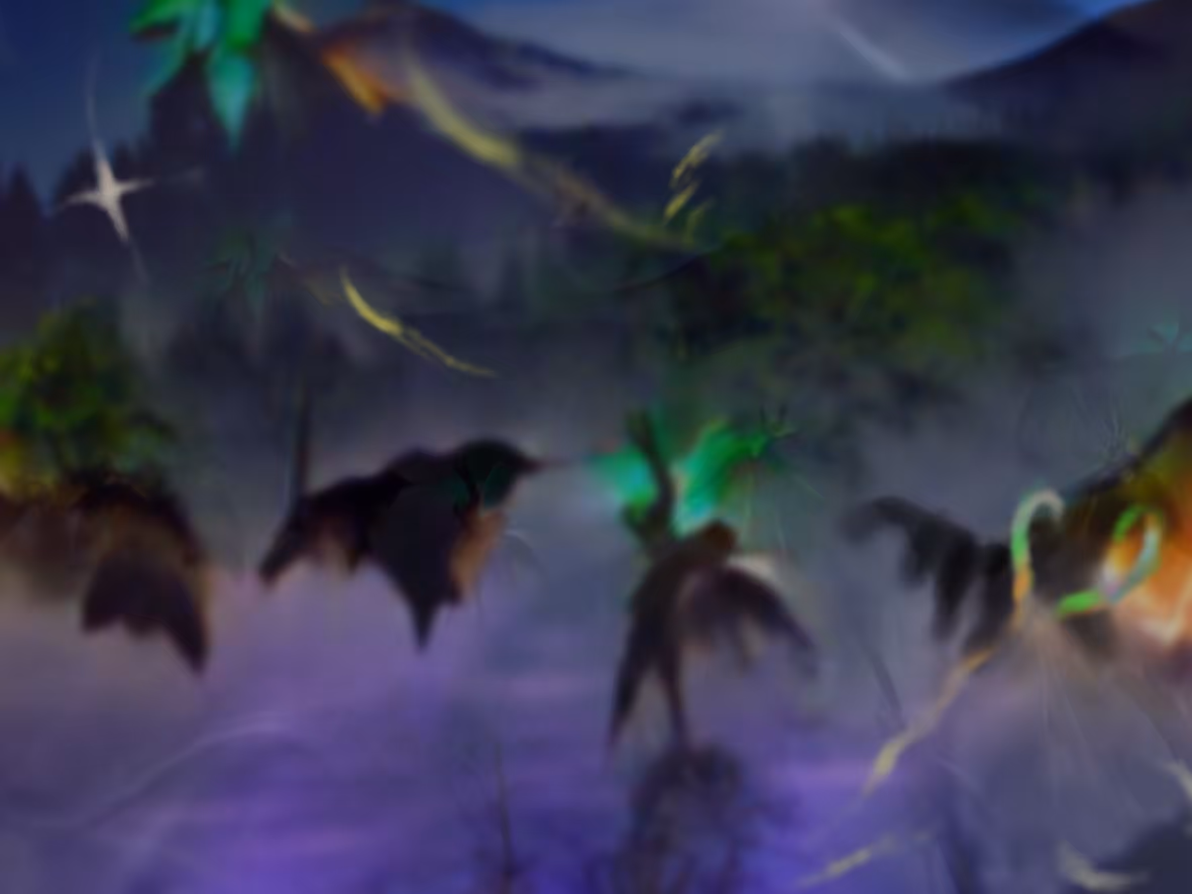 Bats partiying around *