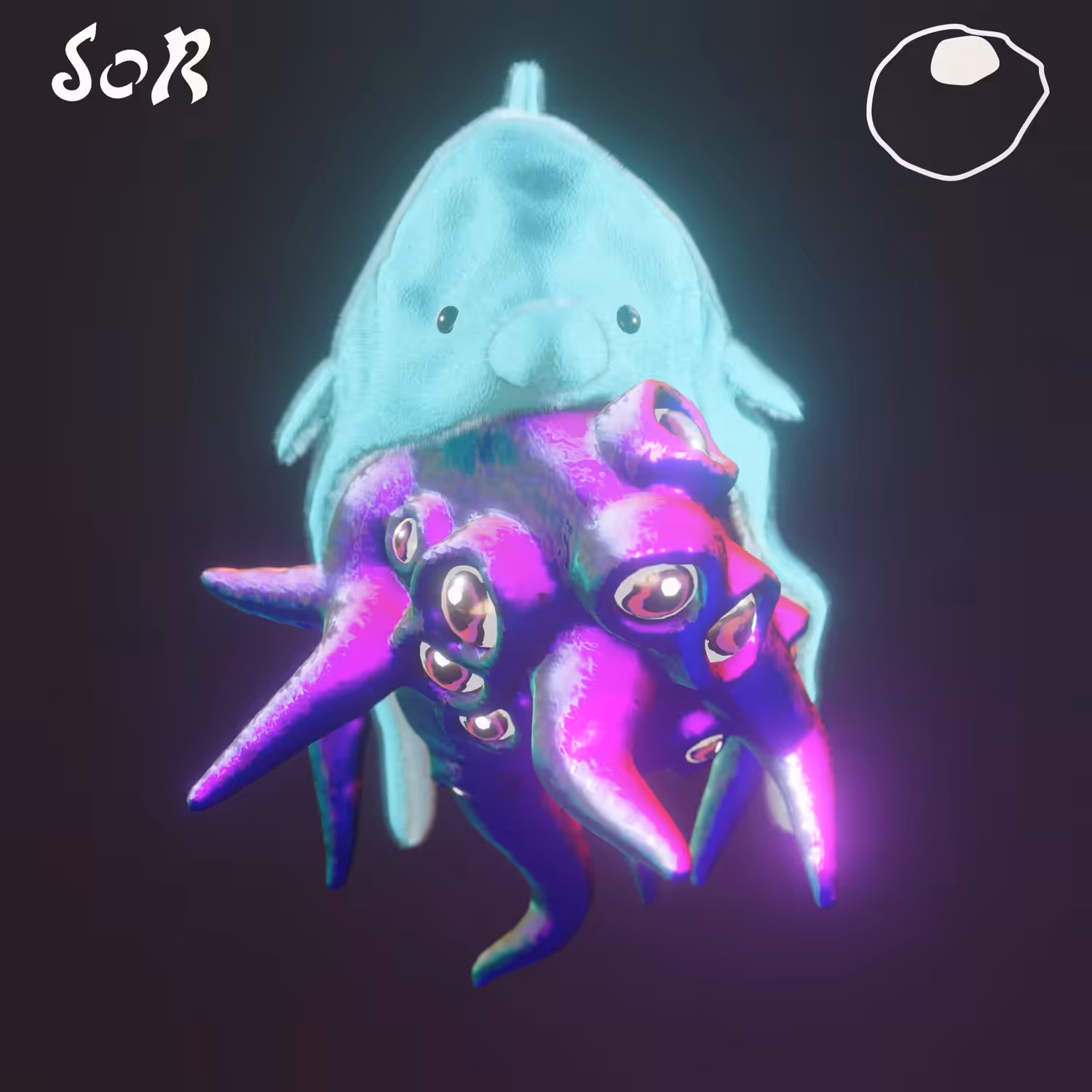 Merme with Dolphin #997