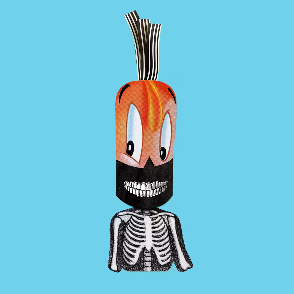 Carrot skull dude