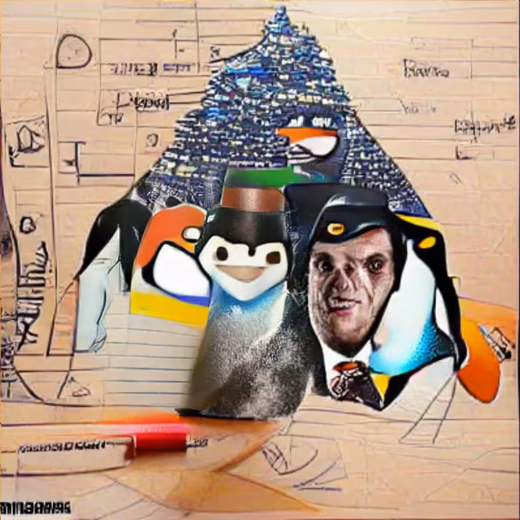 I add the penguin