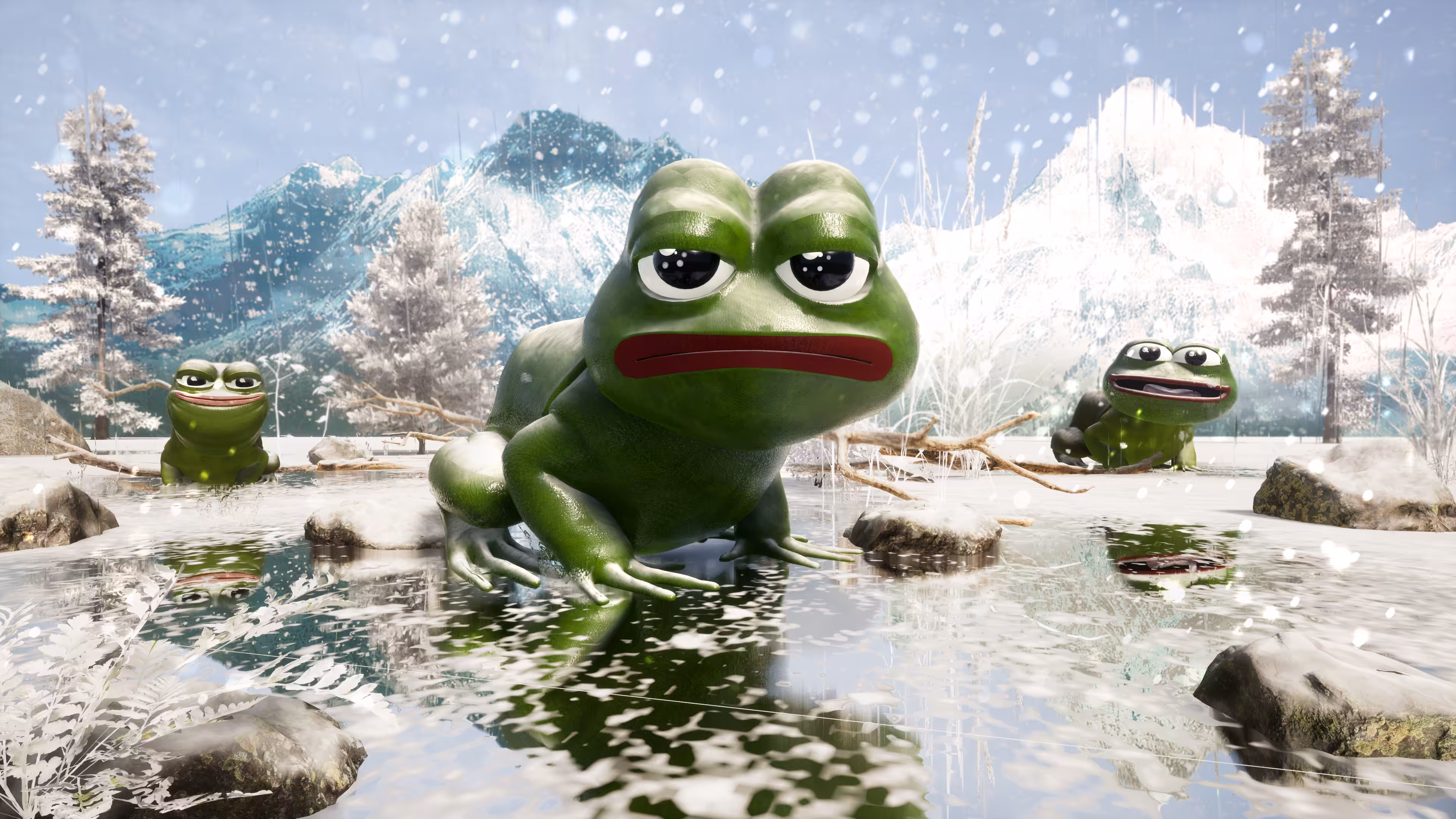 Pepe Need Sun 🐸❄️