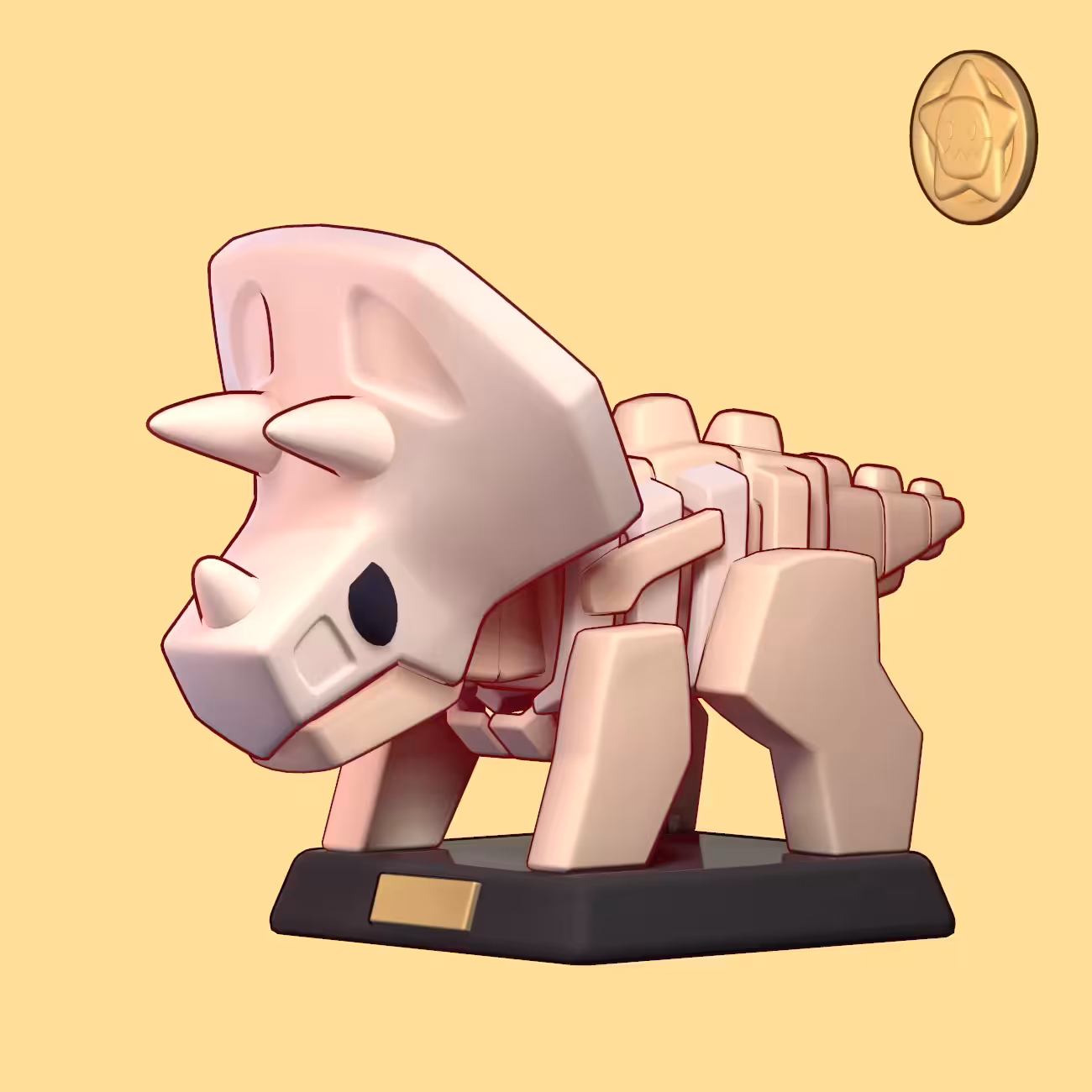 MechaDino : Fossii Triceratops No.023 (Legend)