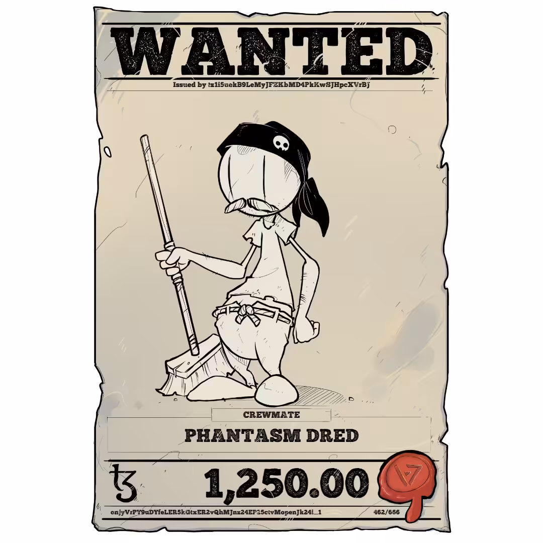 PHANTASM DRED | TEZOS PIRATE 462/666