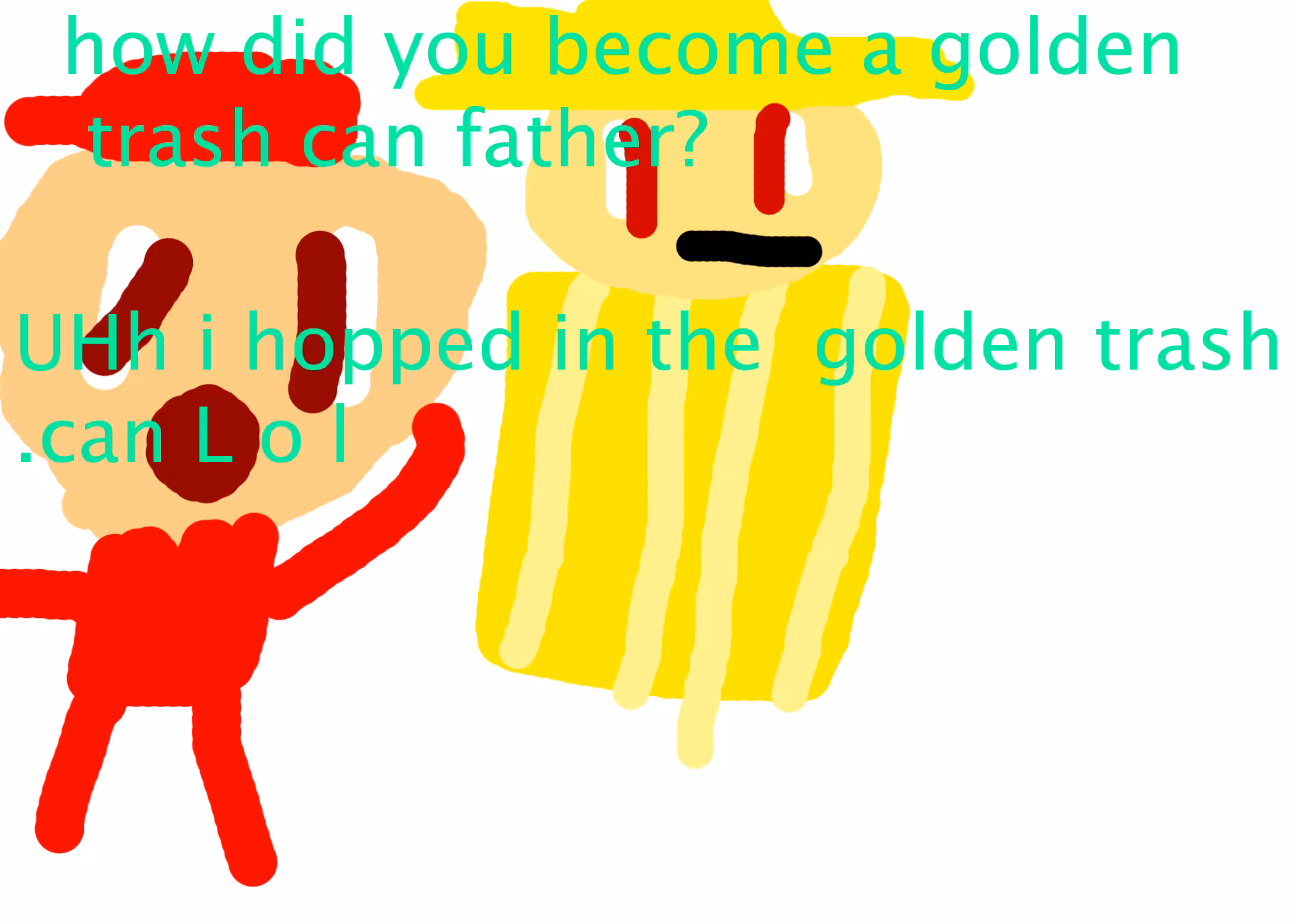 Golden trash can [1/2]