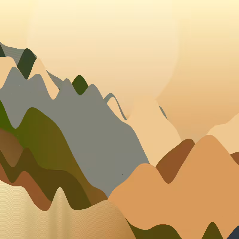 Rolling Hills at Sundown #80
