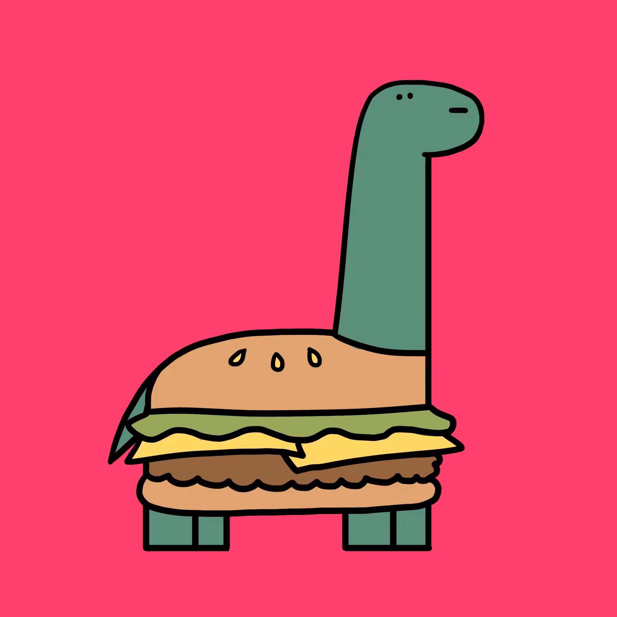 mypetdino - hamburger #2