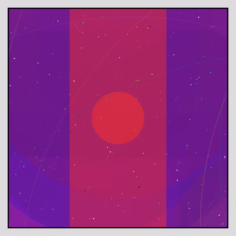 Color Field Starry B #196