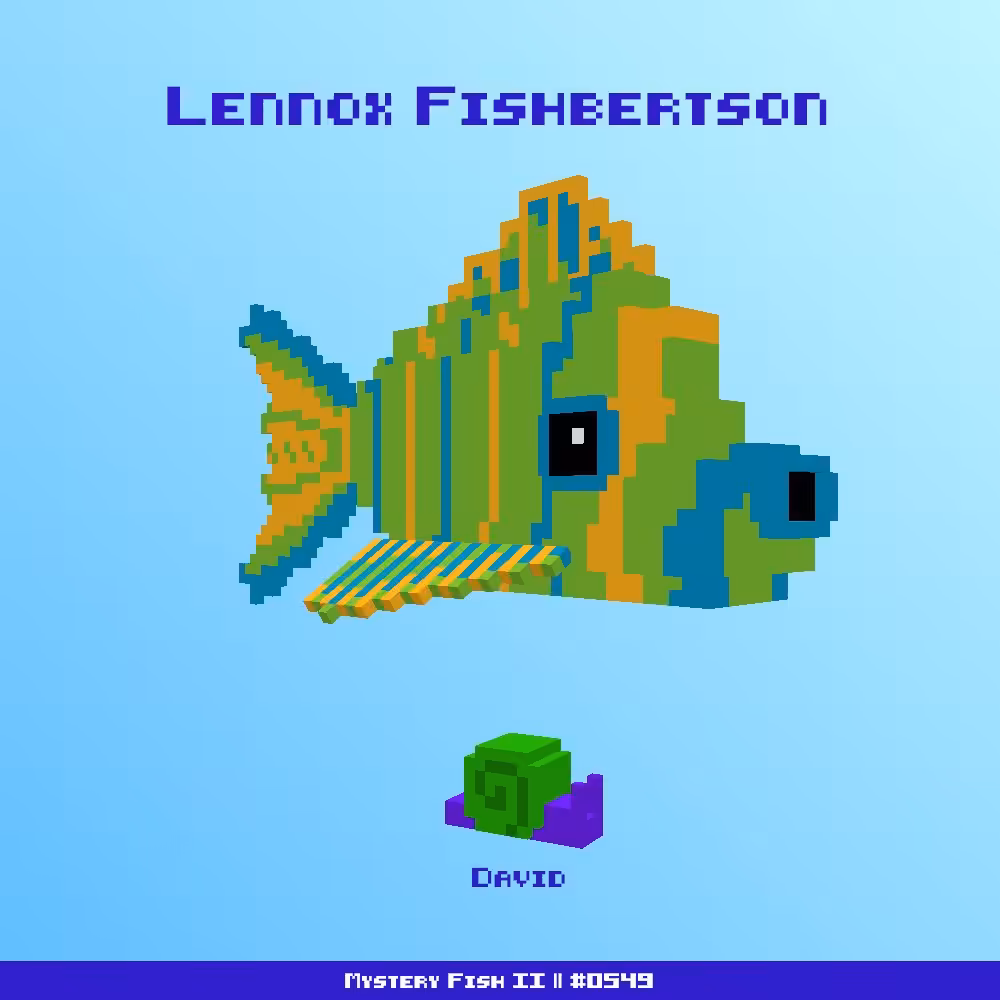 Lennox Fishbertson :: Mystery Fish 0549/1000 