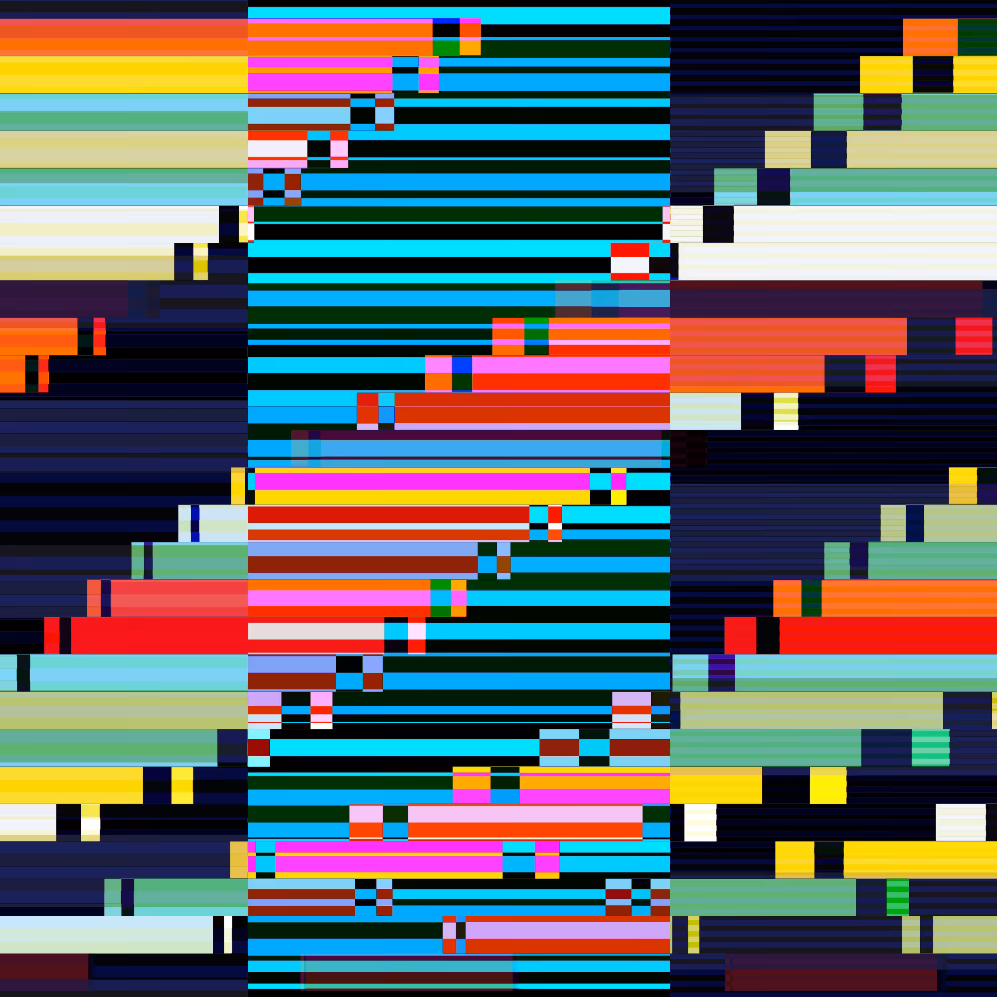 Glitchometry Stripes #38