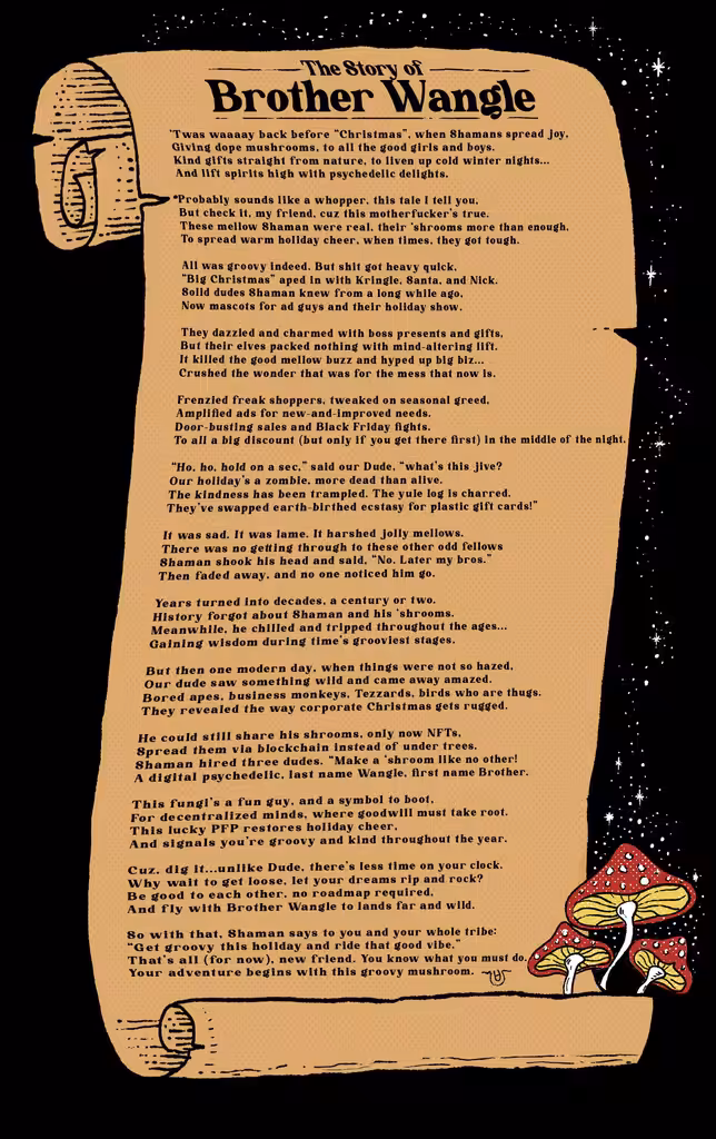 The Story of Brother Wangle (Genesis NFT)
