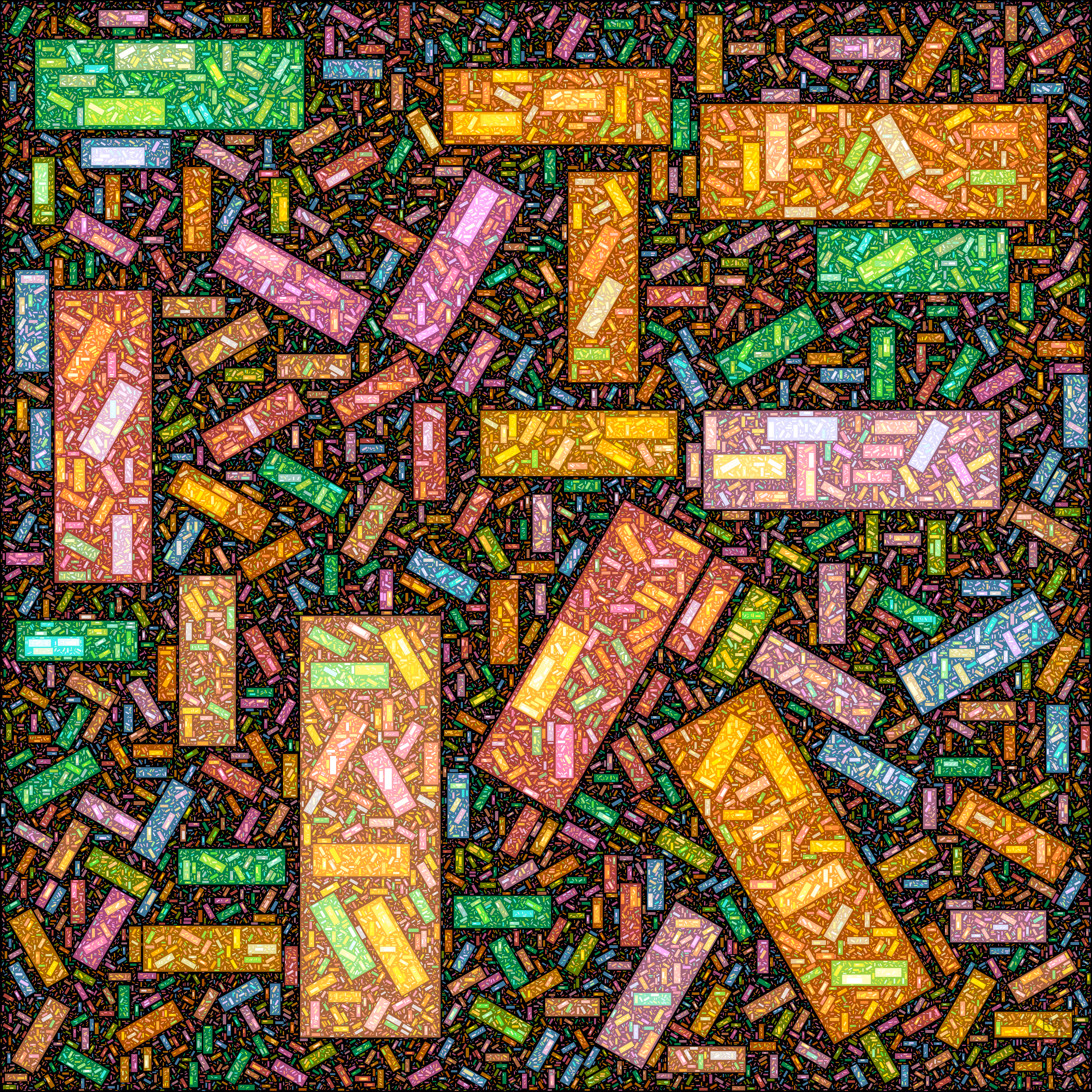 61829 Packed Rectangles