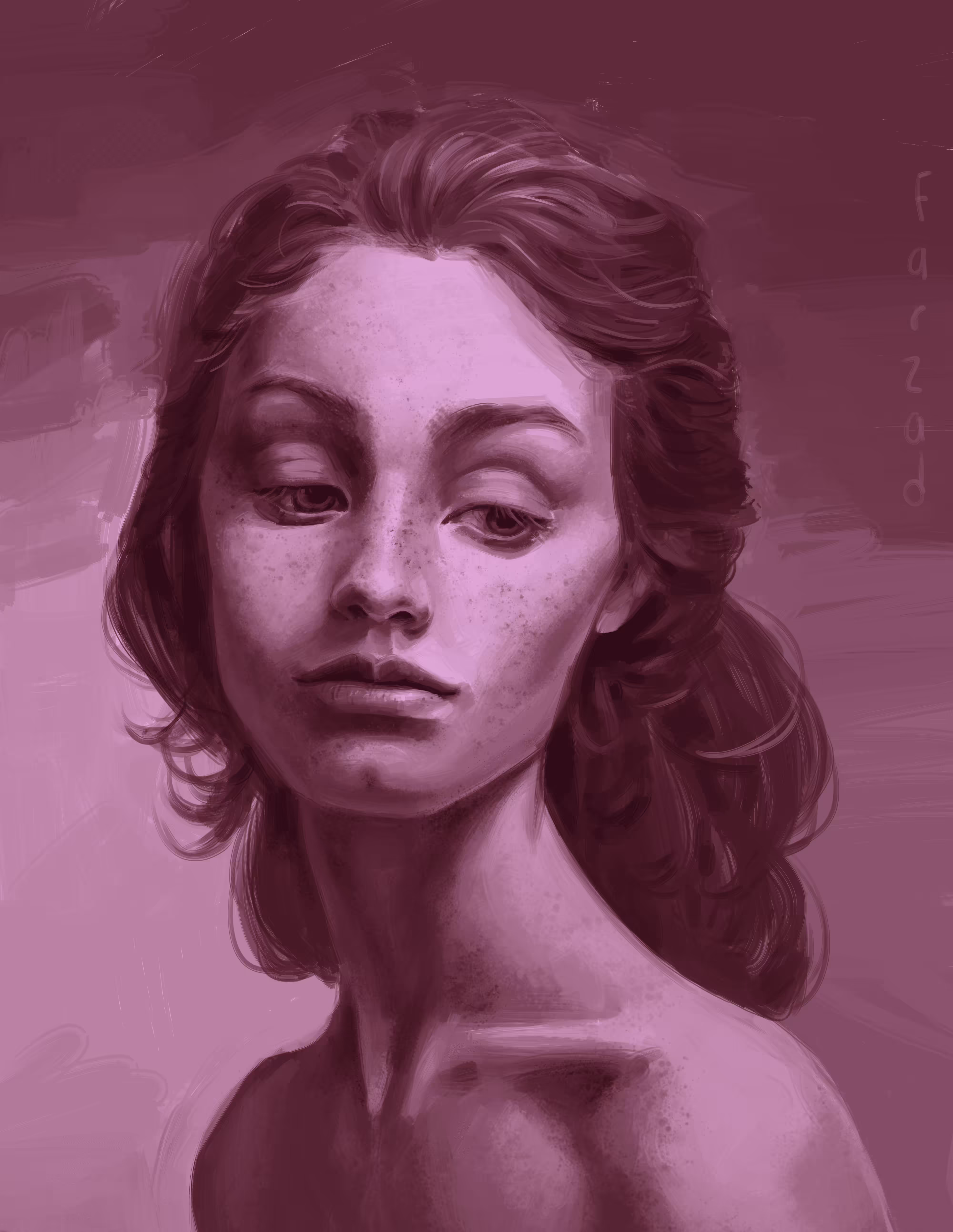 Portrait of a young girl