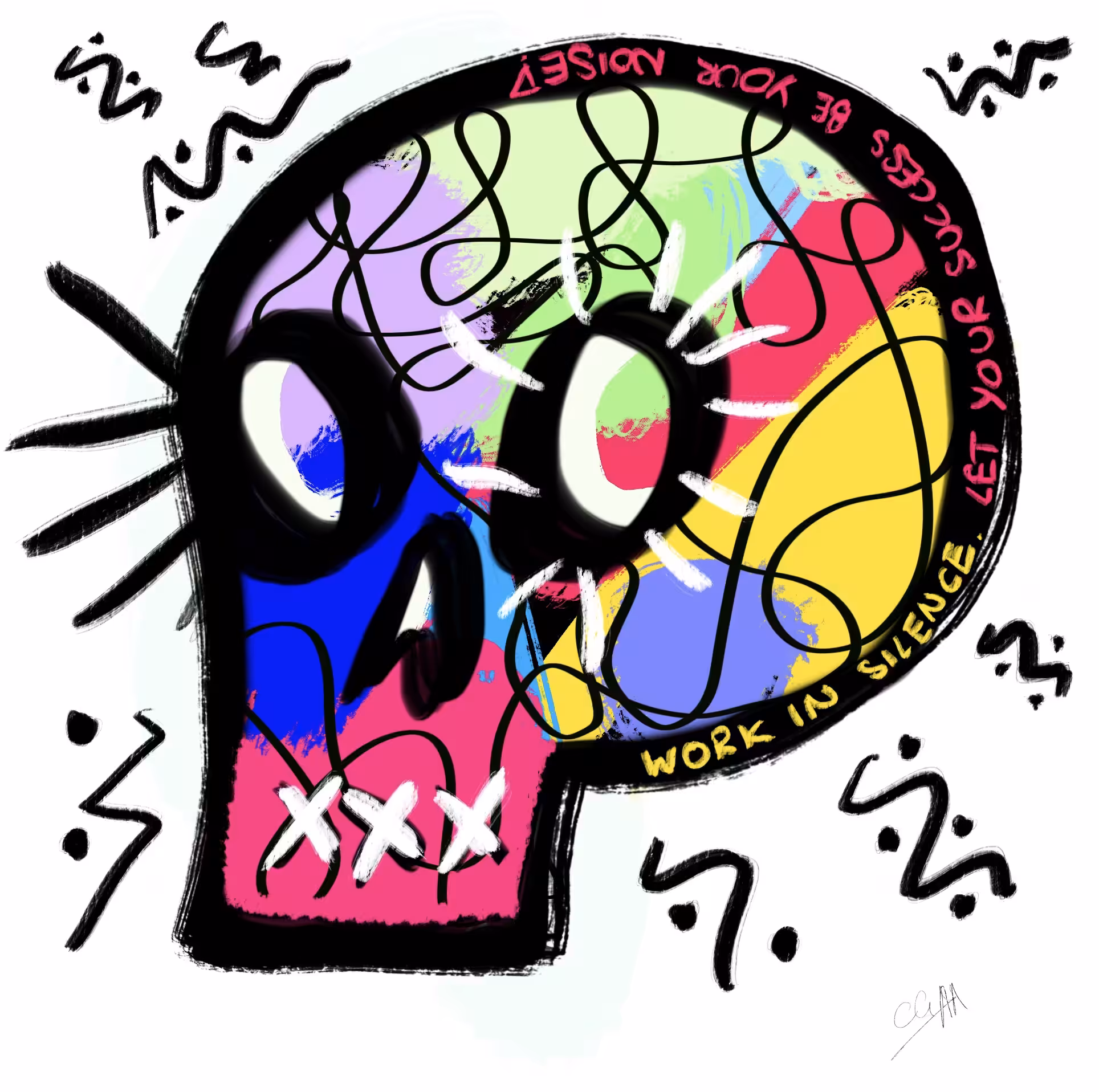 "Let Your Success Be Your Noise" -Crazy Skull WSA