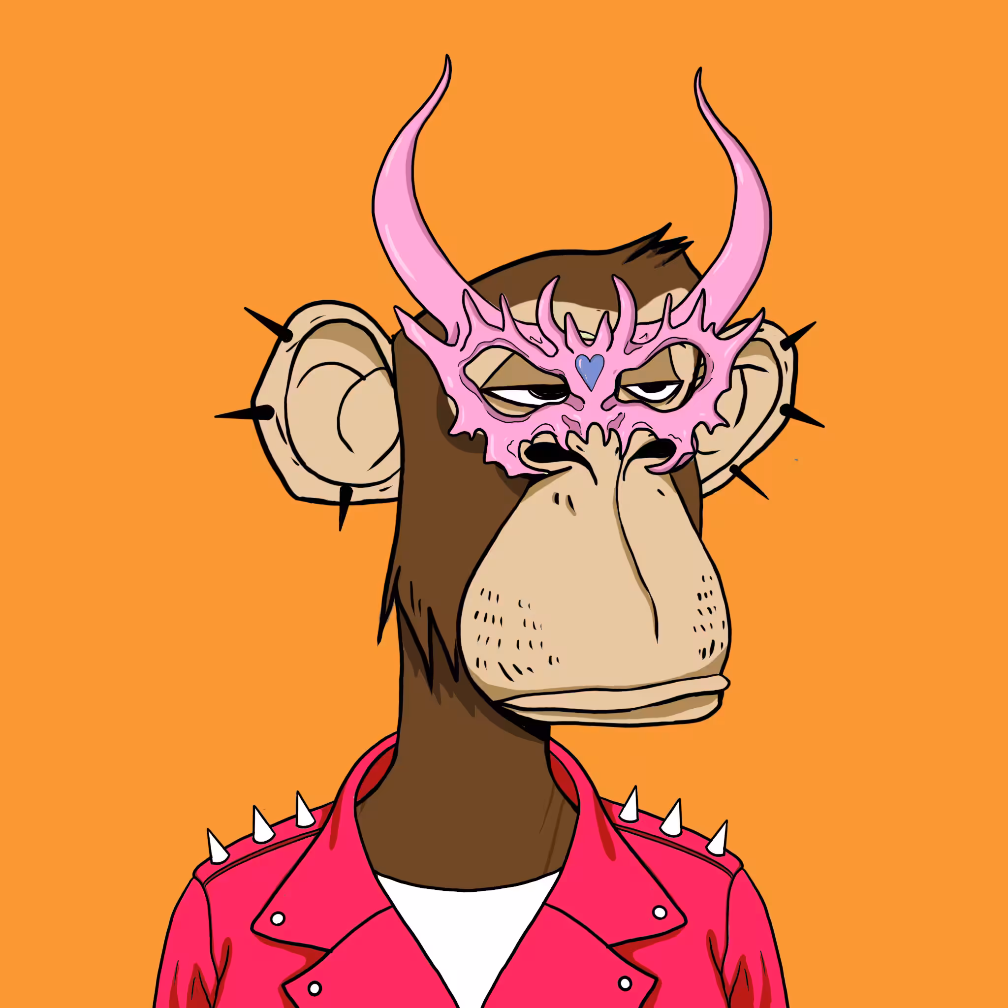 Orange Bad Kid Bored Ape