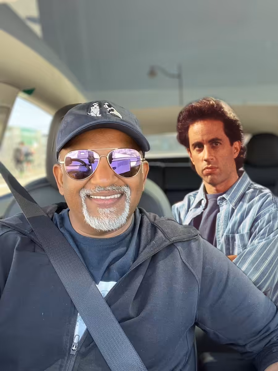 Jerry doesn’t seem very happy about 'comedians in cars getting chai'