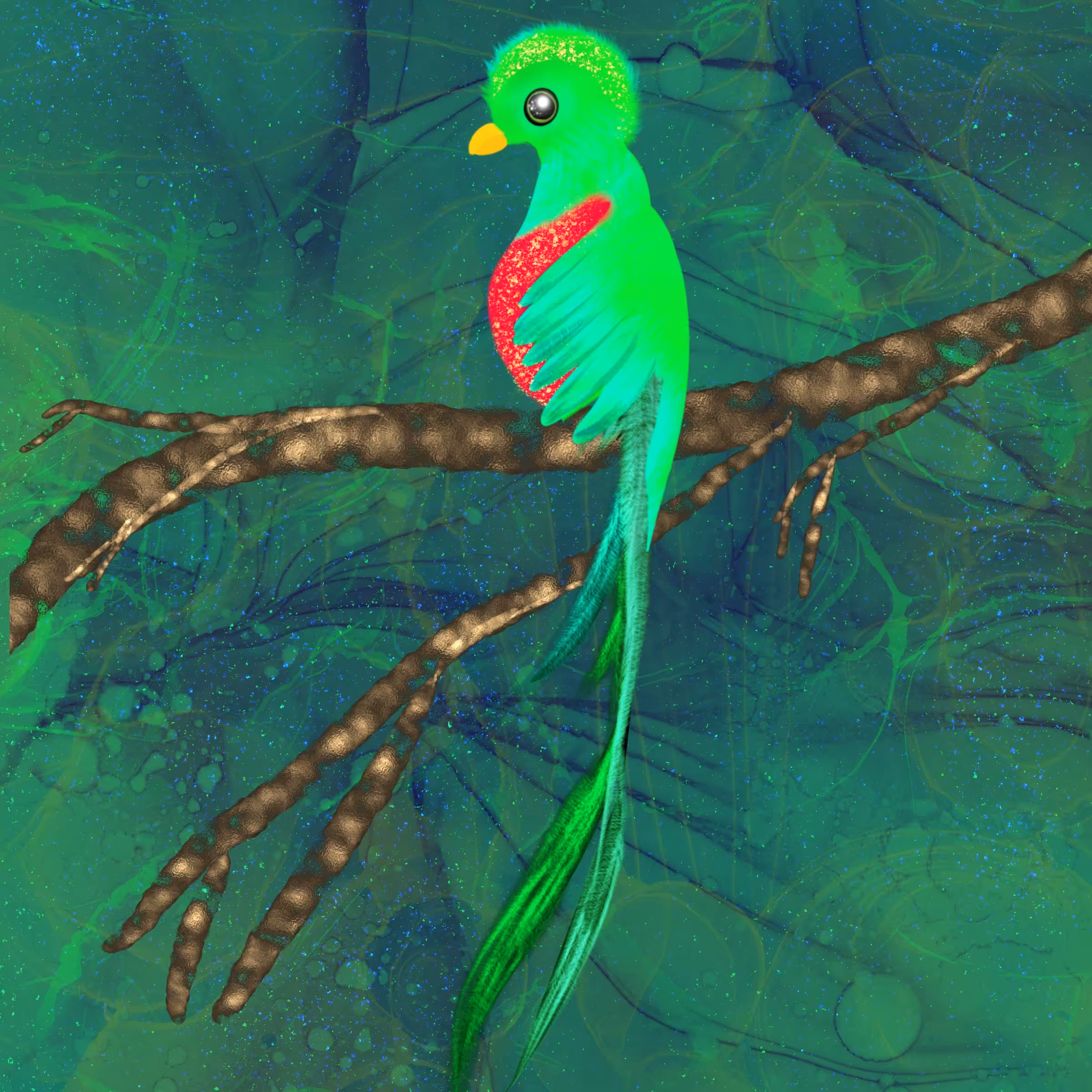 Magic Wing'SZ by Su: Resplendent Quetzal Bird