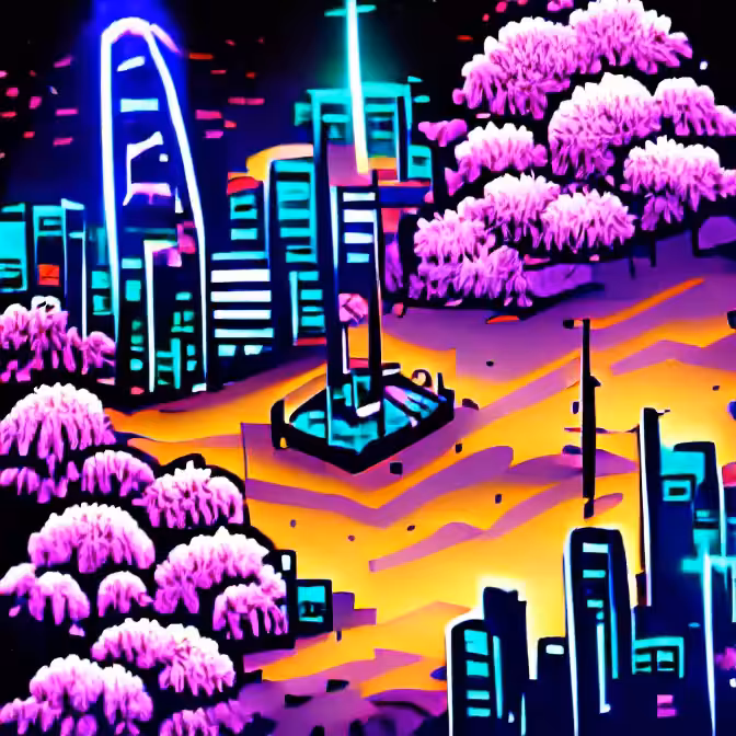 Cyberpunk Landscape 2
