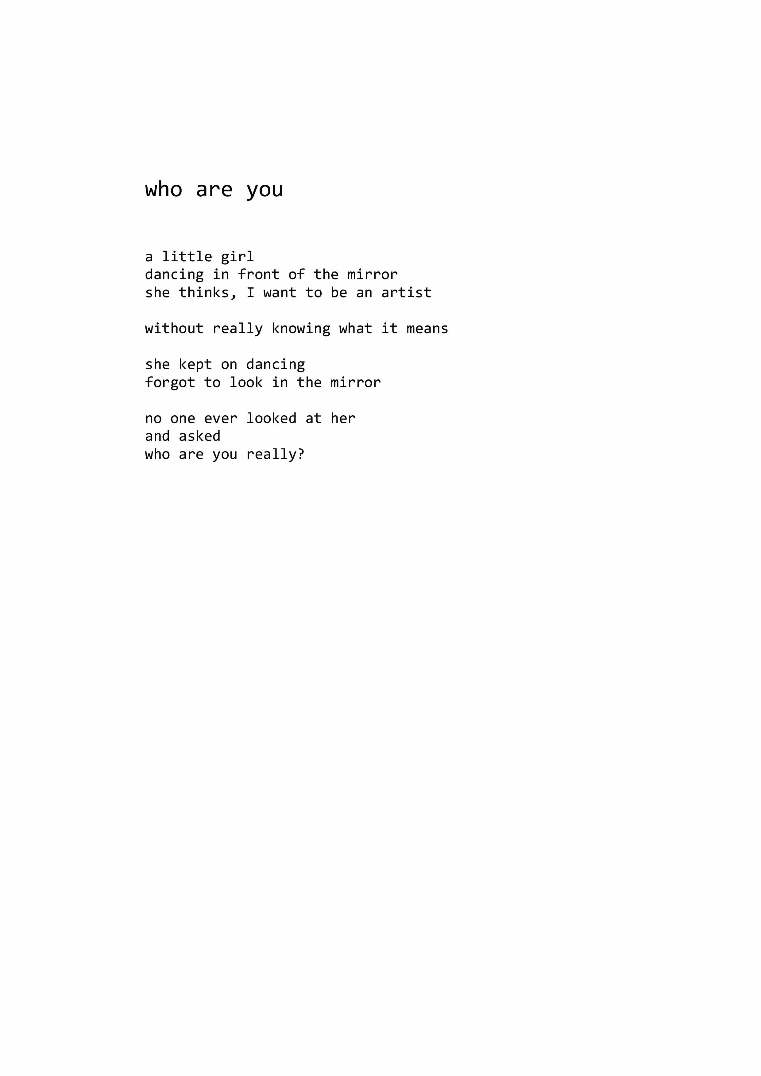 who are you