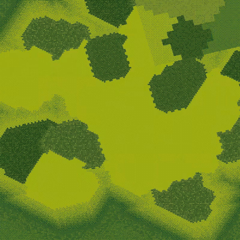 Littlecube Maps: Green Dithering #10
