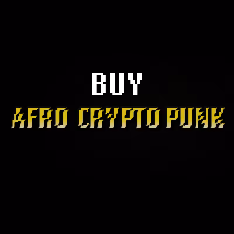 Buy Afro Crypto Punk
