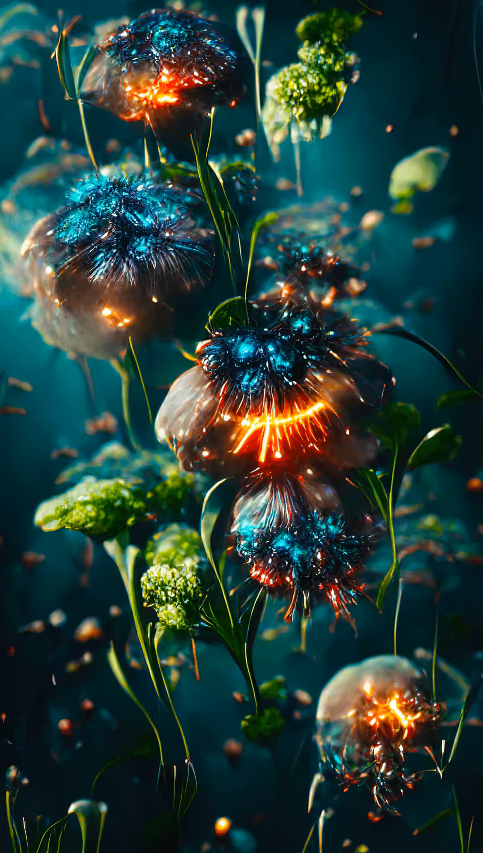 Imaginarium AI #045 - Callisto Silicate Aquatic Mushrooms