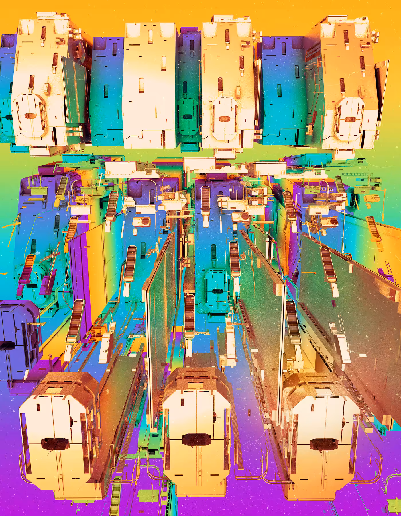 [Day 1916] “JUXTAPOSED COLUMNS J-7000”