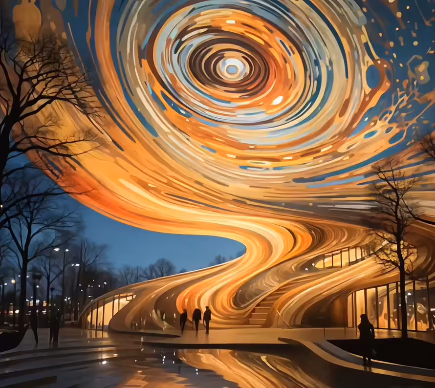 Vortex of colors