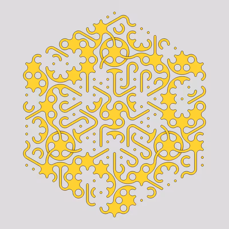 Truchet Threefold Symmetry #69