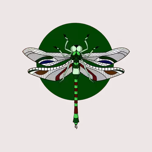 Anisoptera Tetradic: Emerald Green