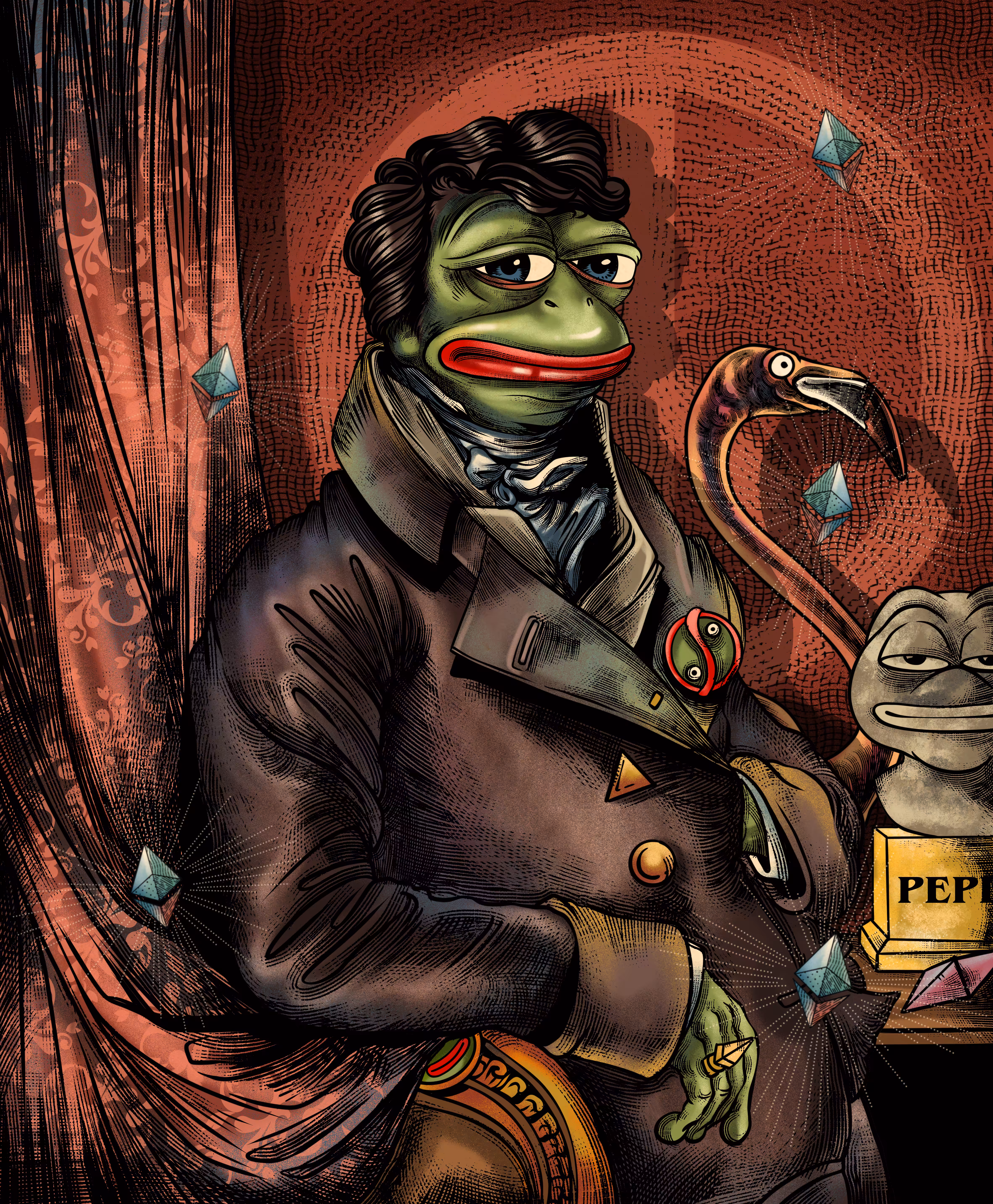 🐸 Portrait of Pepe de ETH 🐸