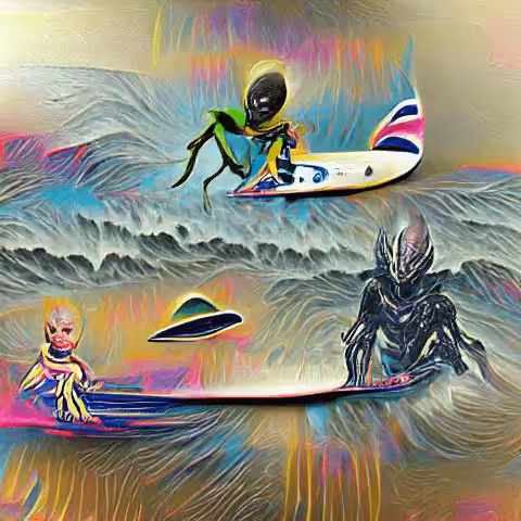 Gan Songs Art: SURFING WITH THE ALIEN