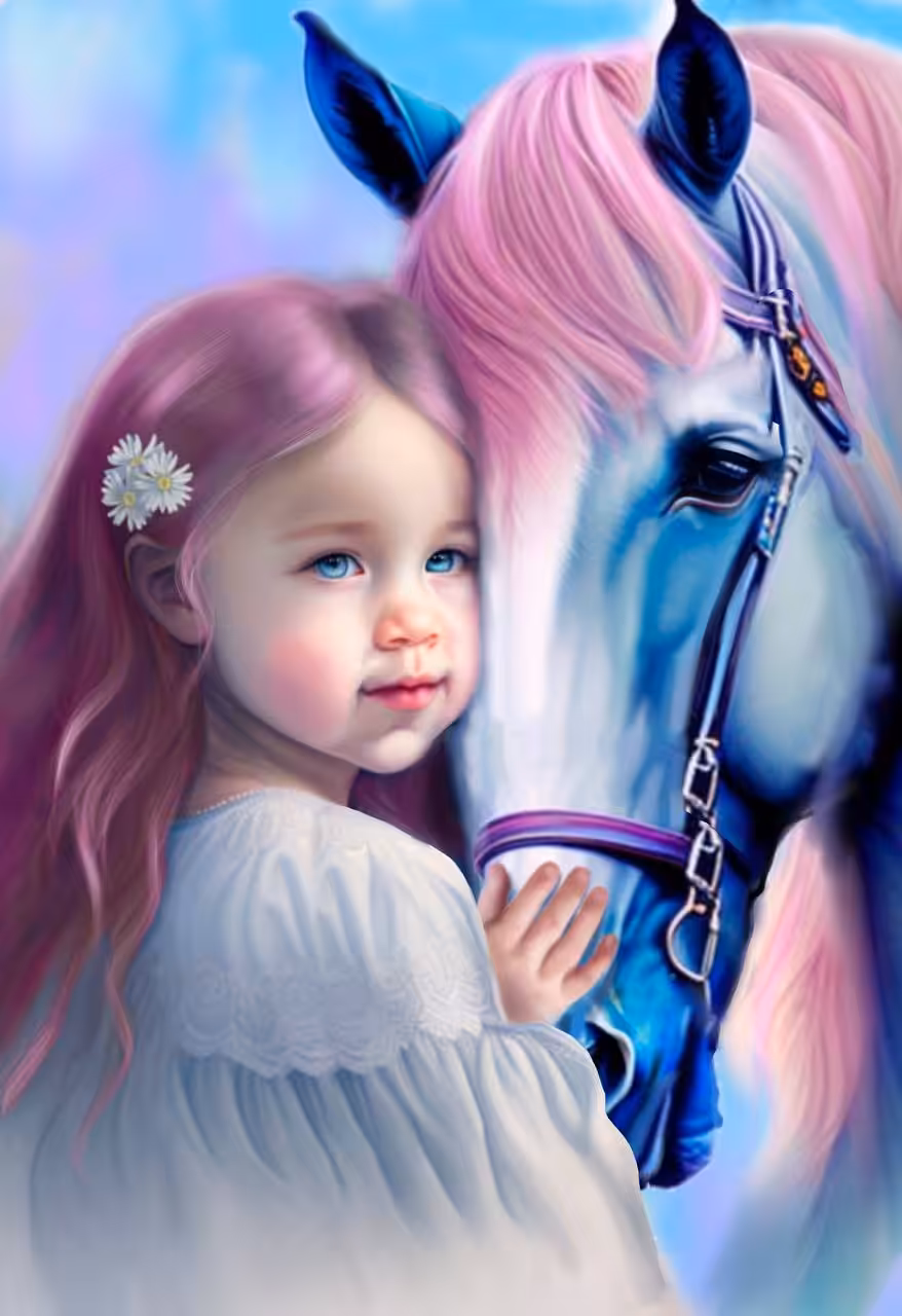My friend is horse 