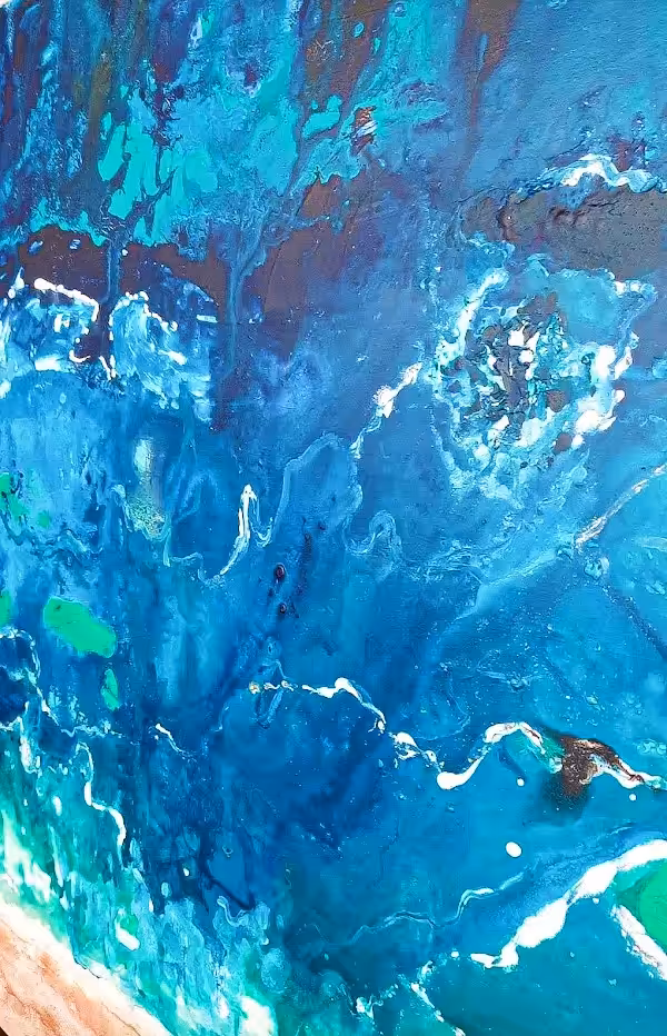 "Floating in the sea" by Cinthia Ponce