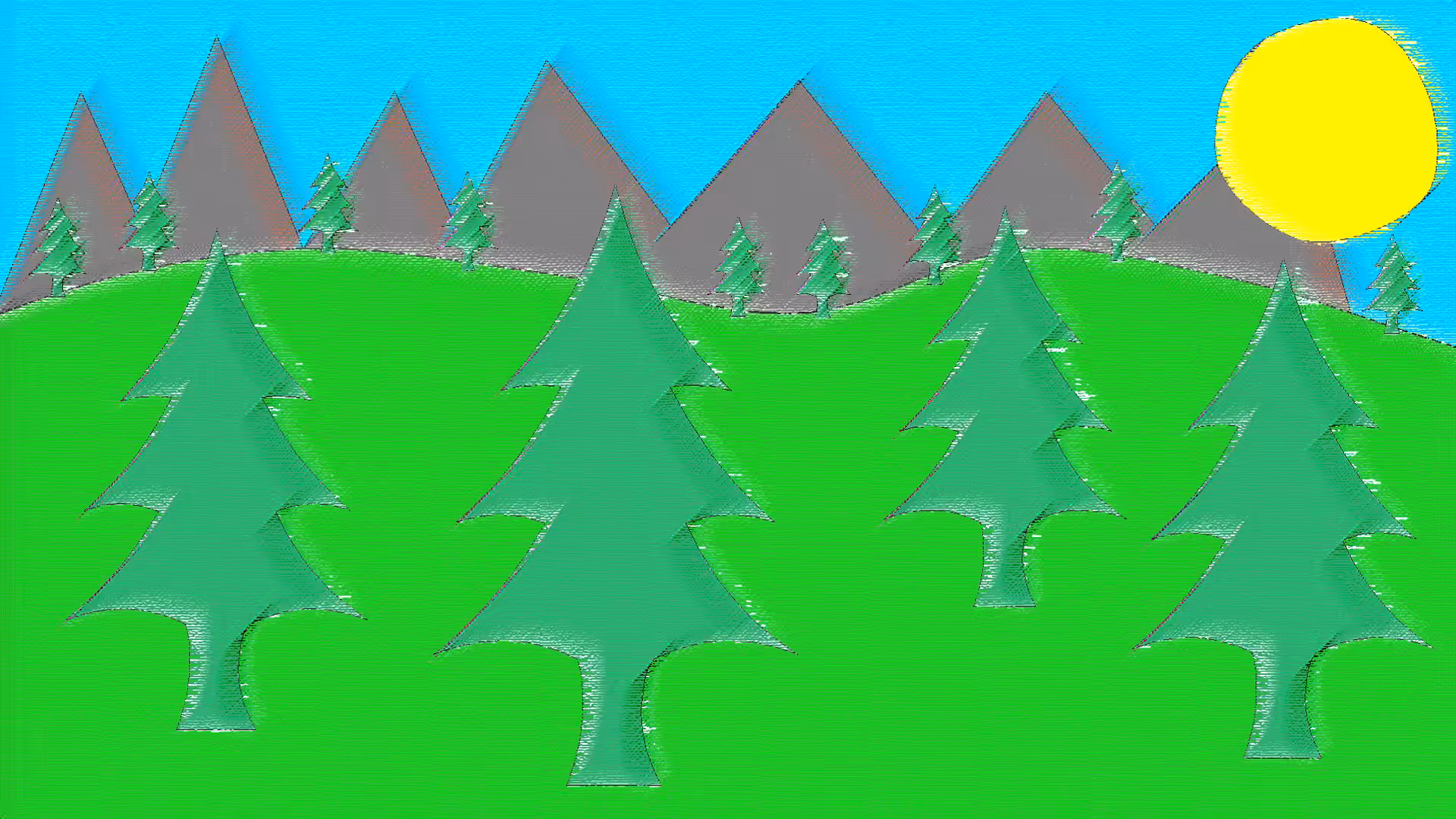 The beauty of minimalistic nature