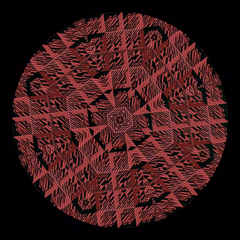 Binary kaleidoscope #46