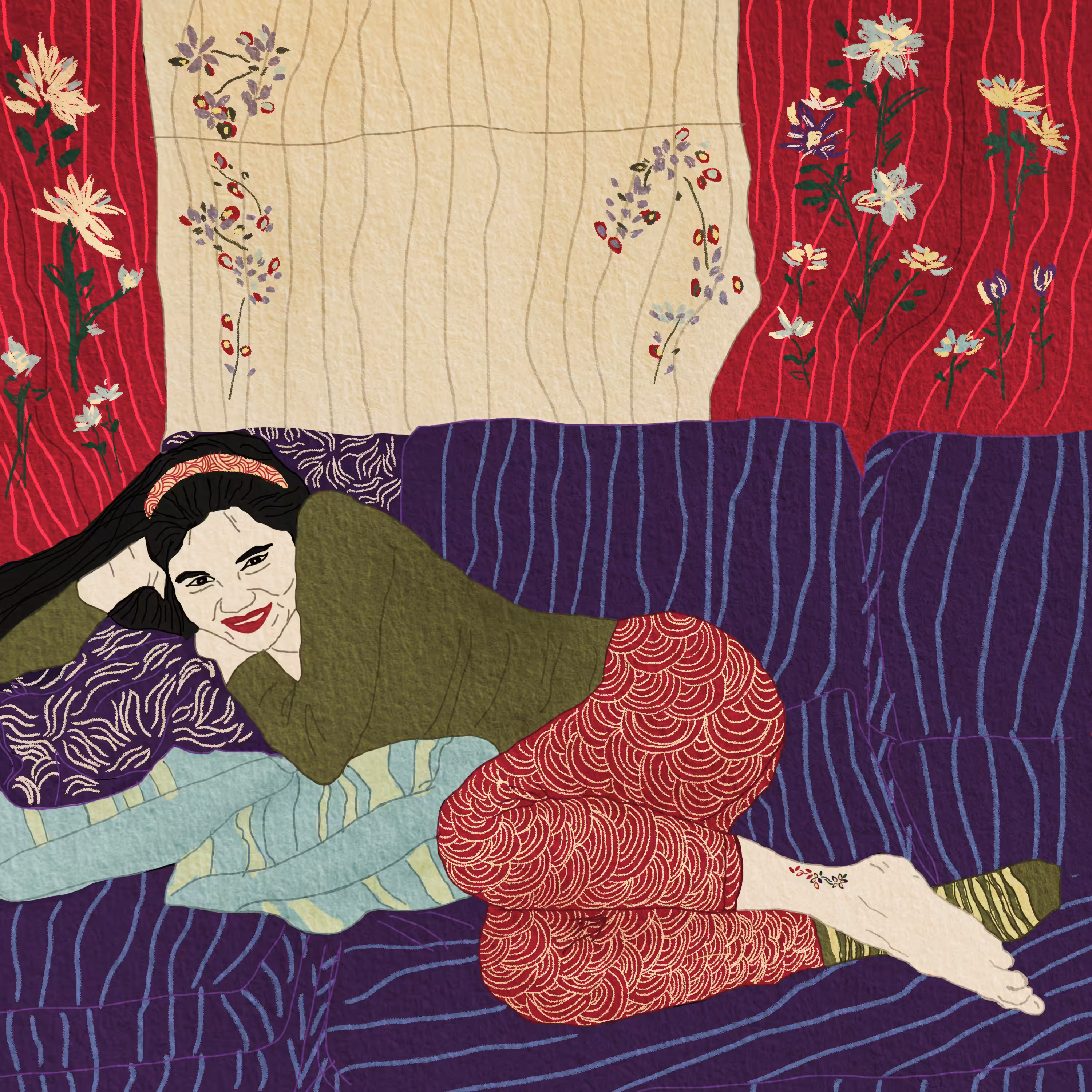 Lie down