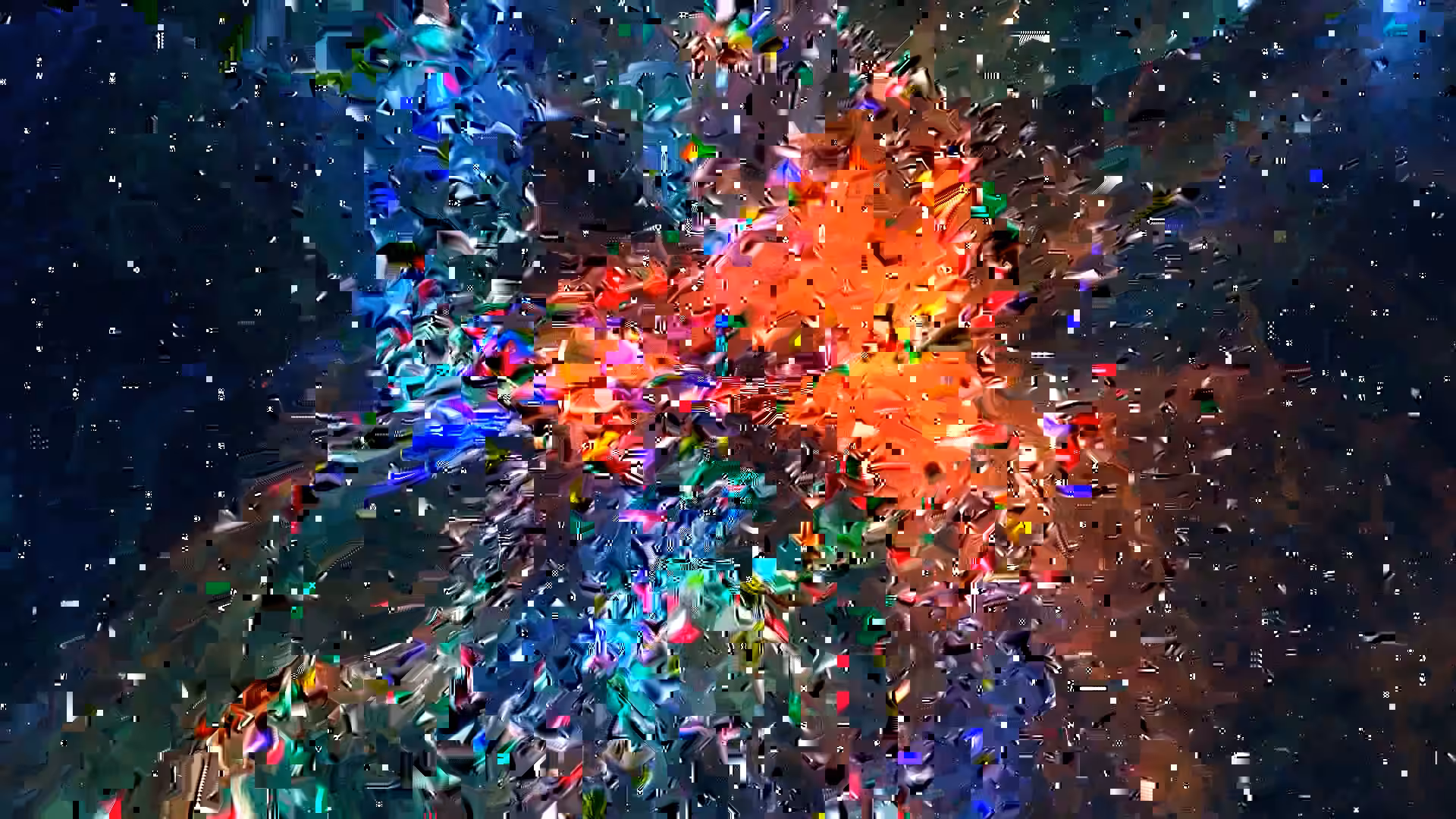 Shamanistic Dude Art: Moshed Nebula 