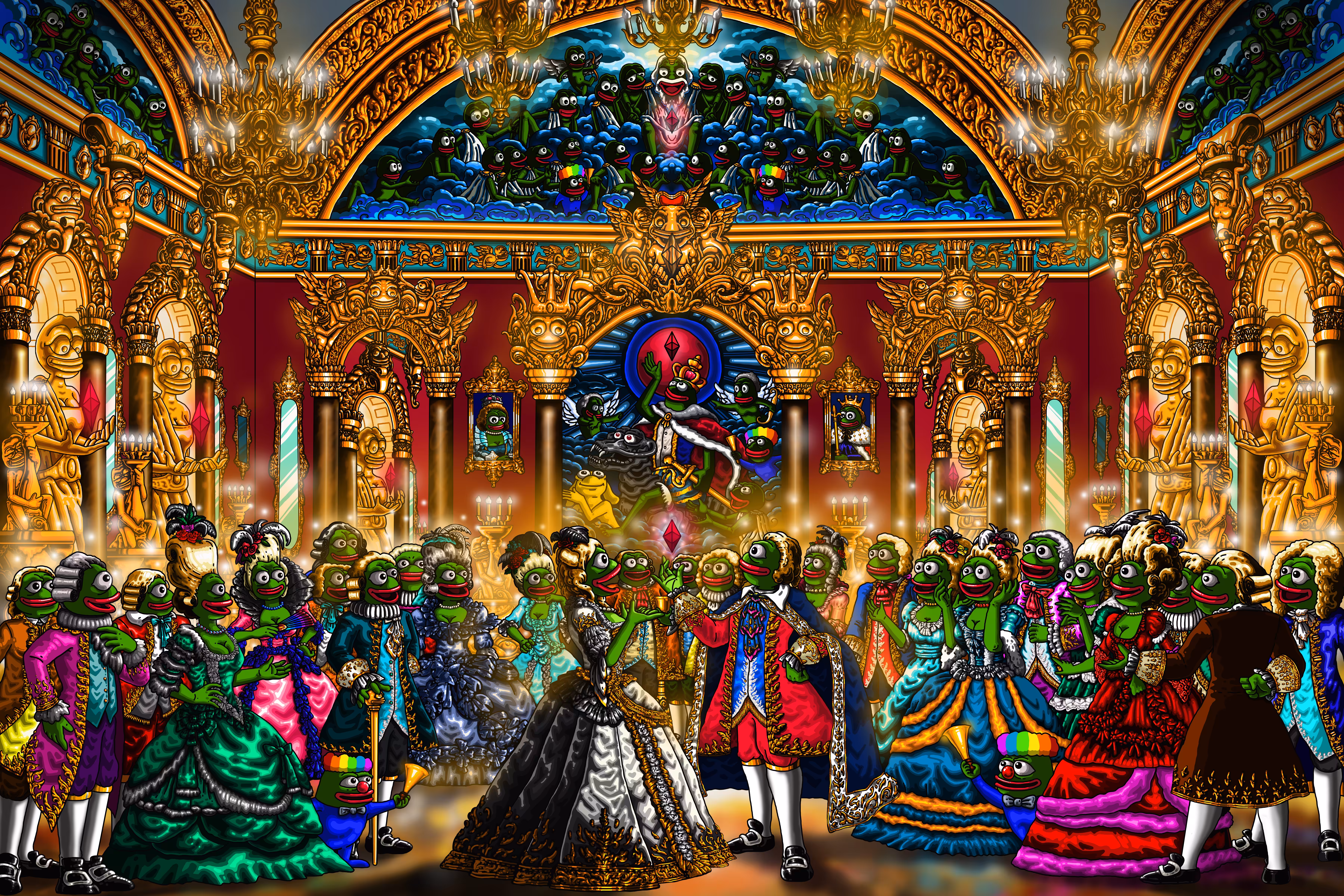 A memory night in the royal palace.