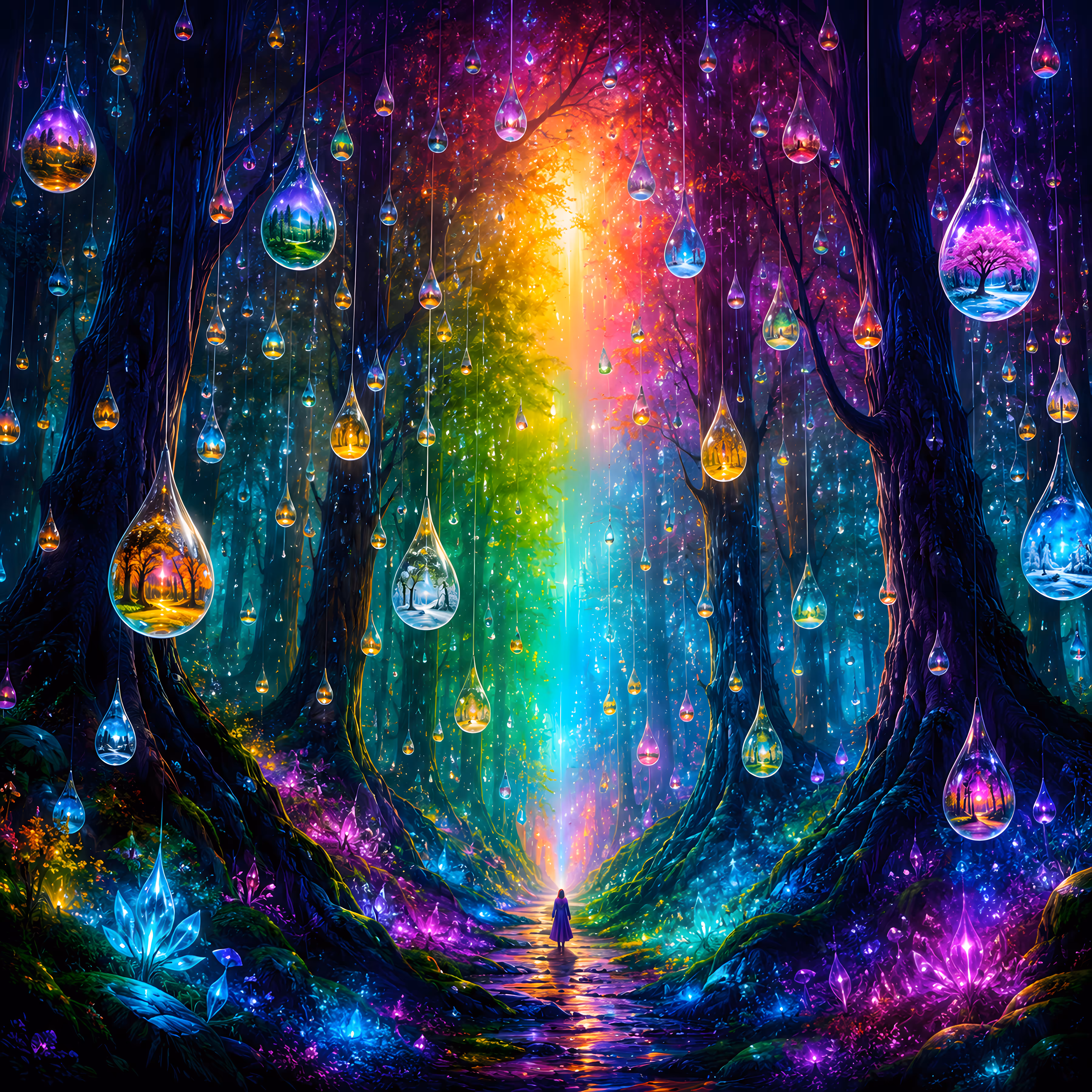 Enchanted Sylvan Haven: The Forest That Remembers Rain