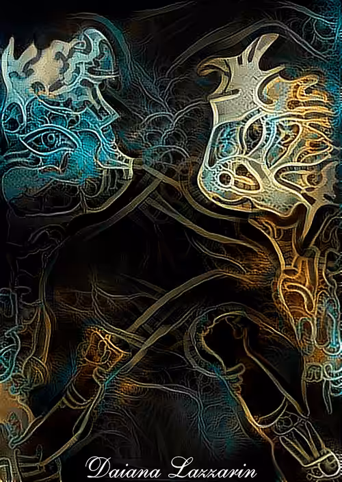 Woman with a hat: Hidden Beings I