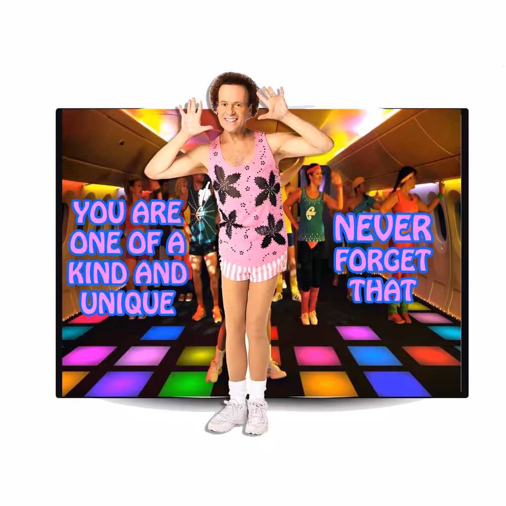 you are one of a kind and unique