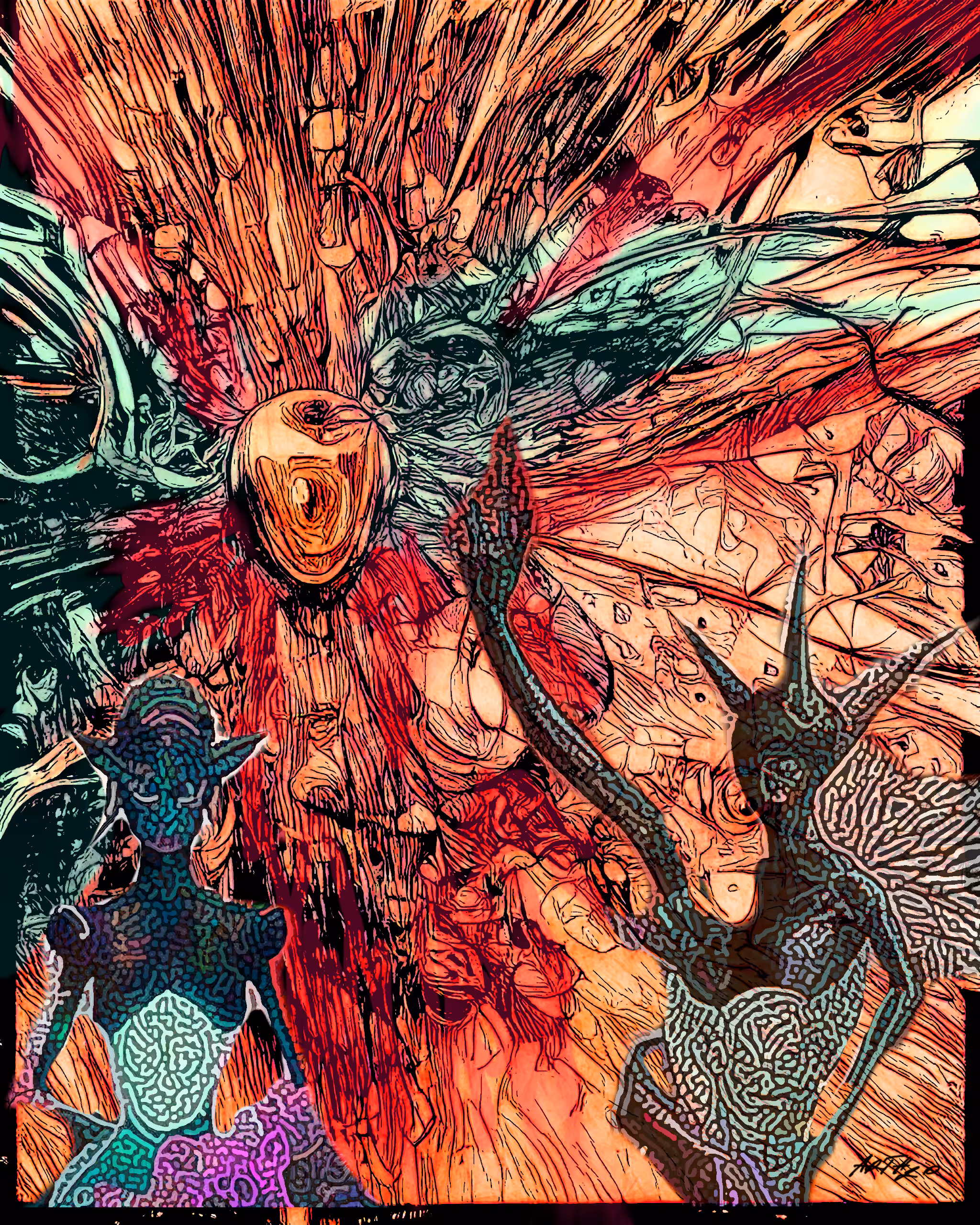 Criaturas Del Sol variation Las niño del sol rojo (The children of the red sun)
