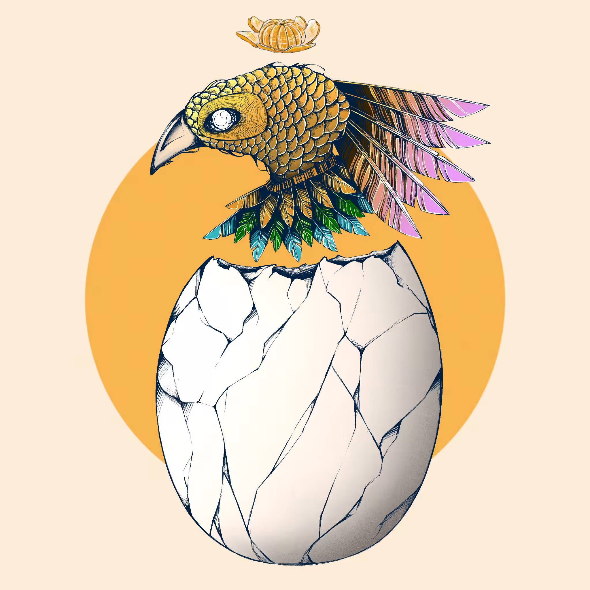 Bird【Orange】