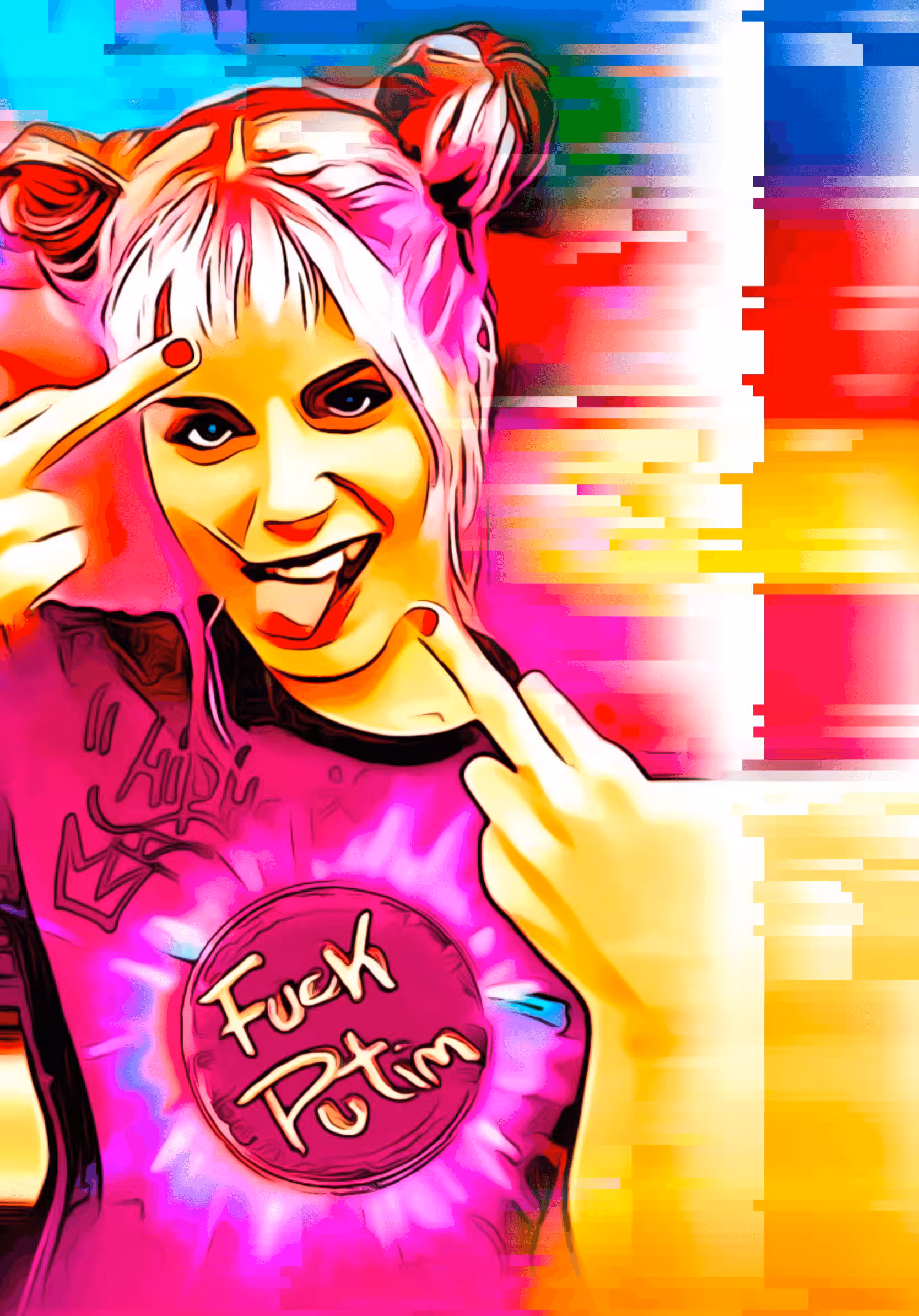 Peace Myr #44 - Freedom is colorful