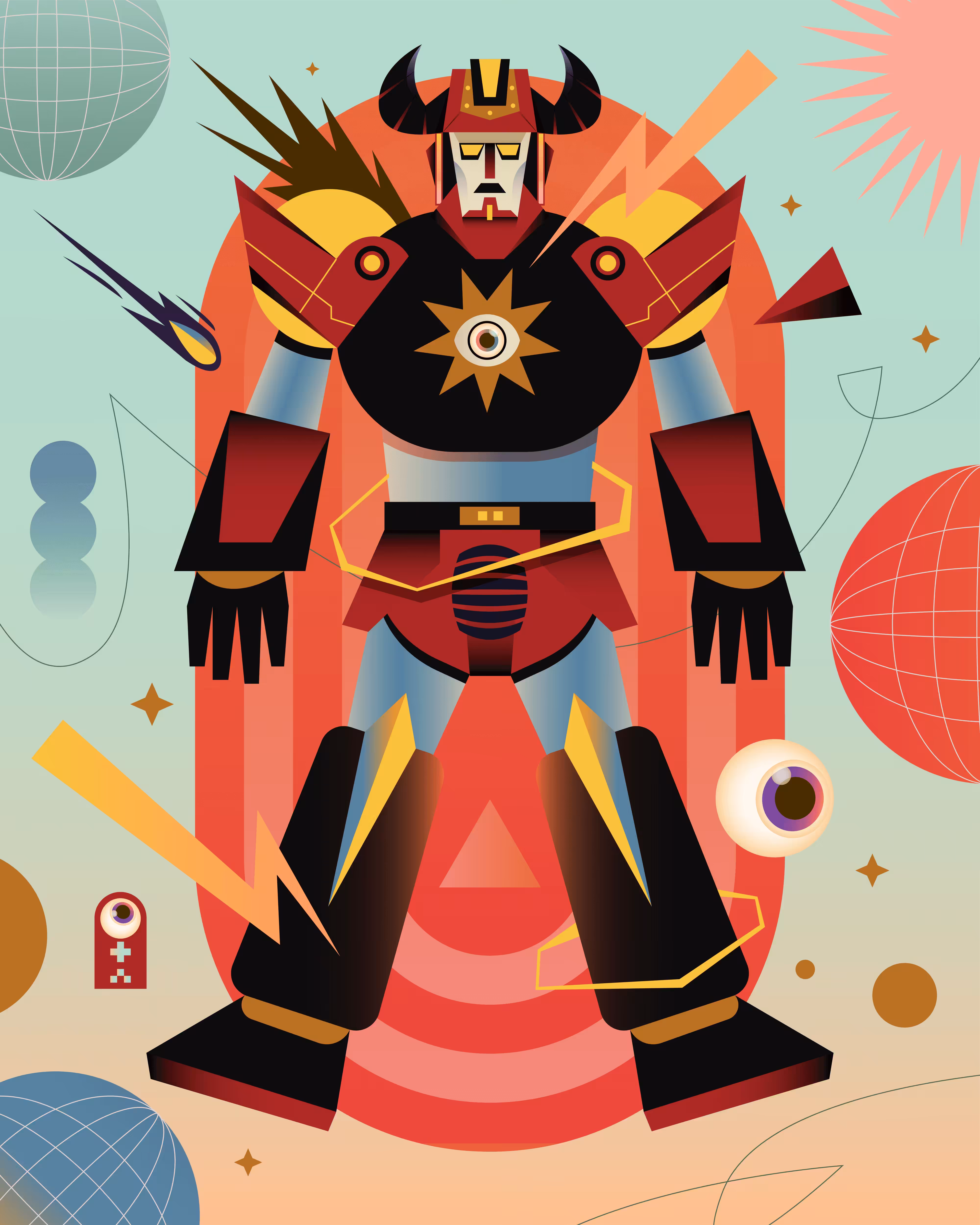 Red Rodeo Robo 01