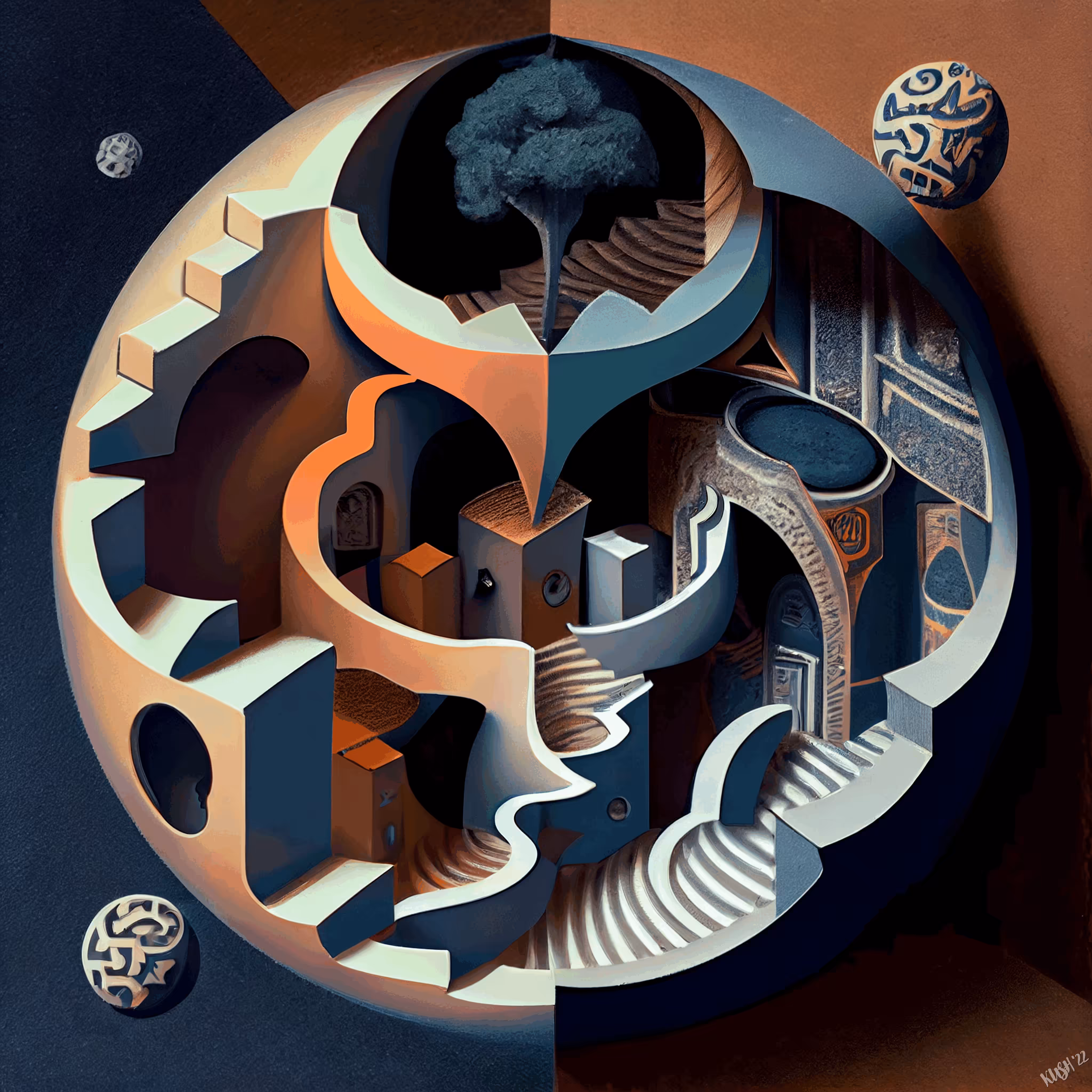 Oscillating Optical Orbits