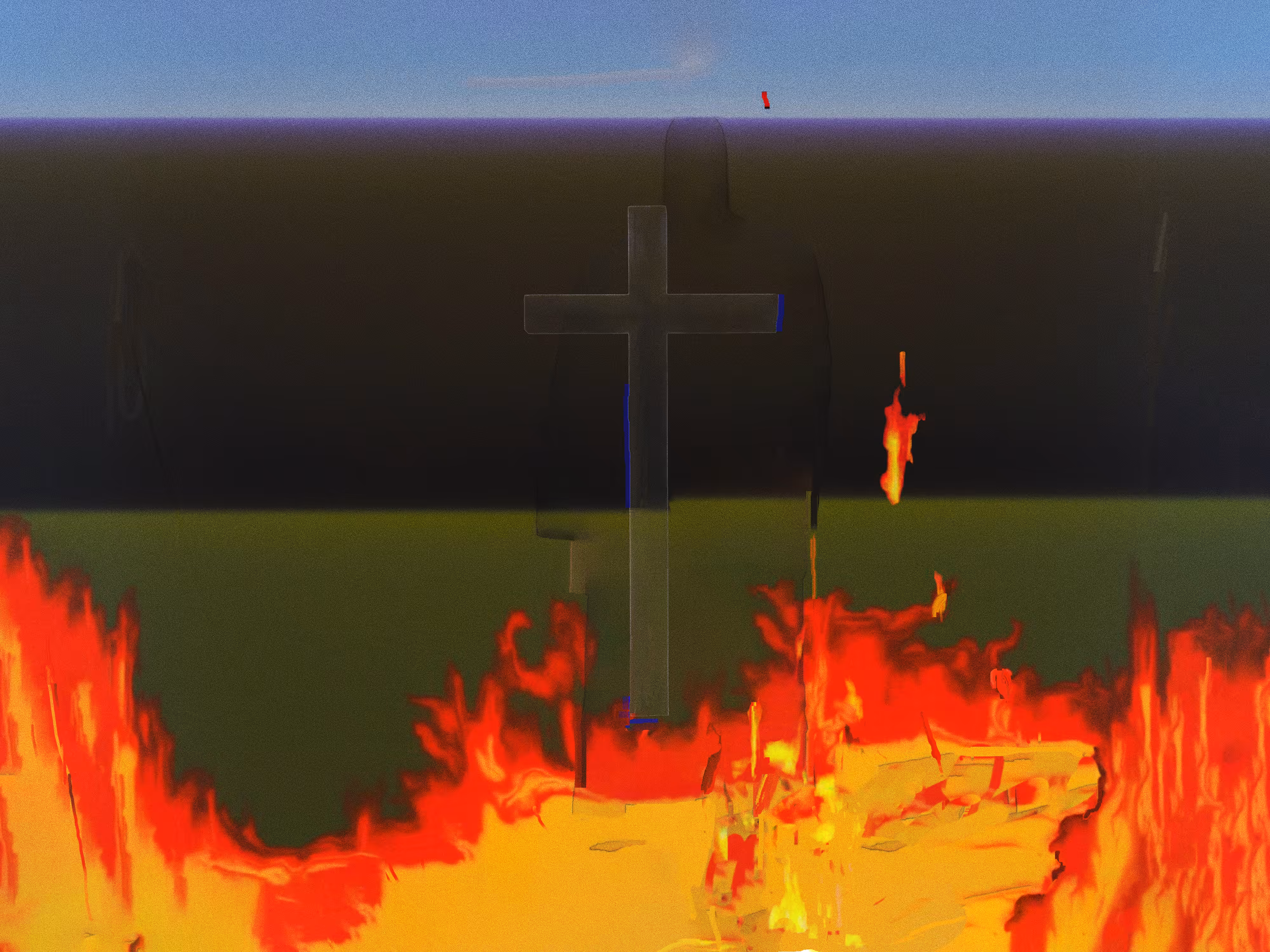 ☨