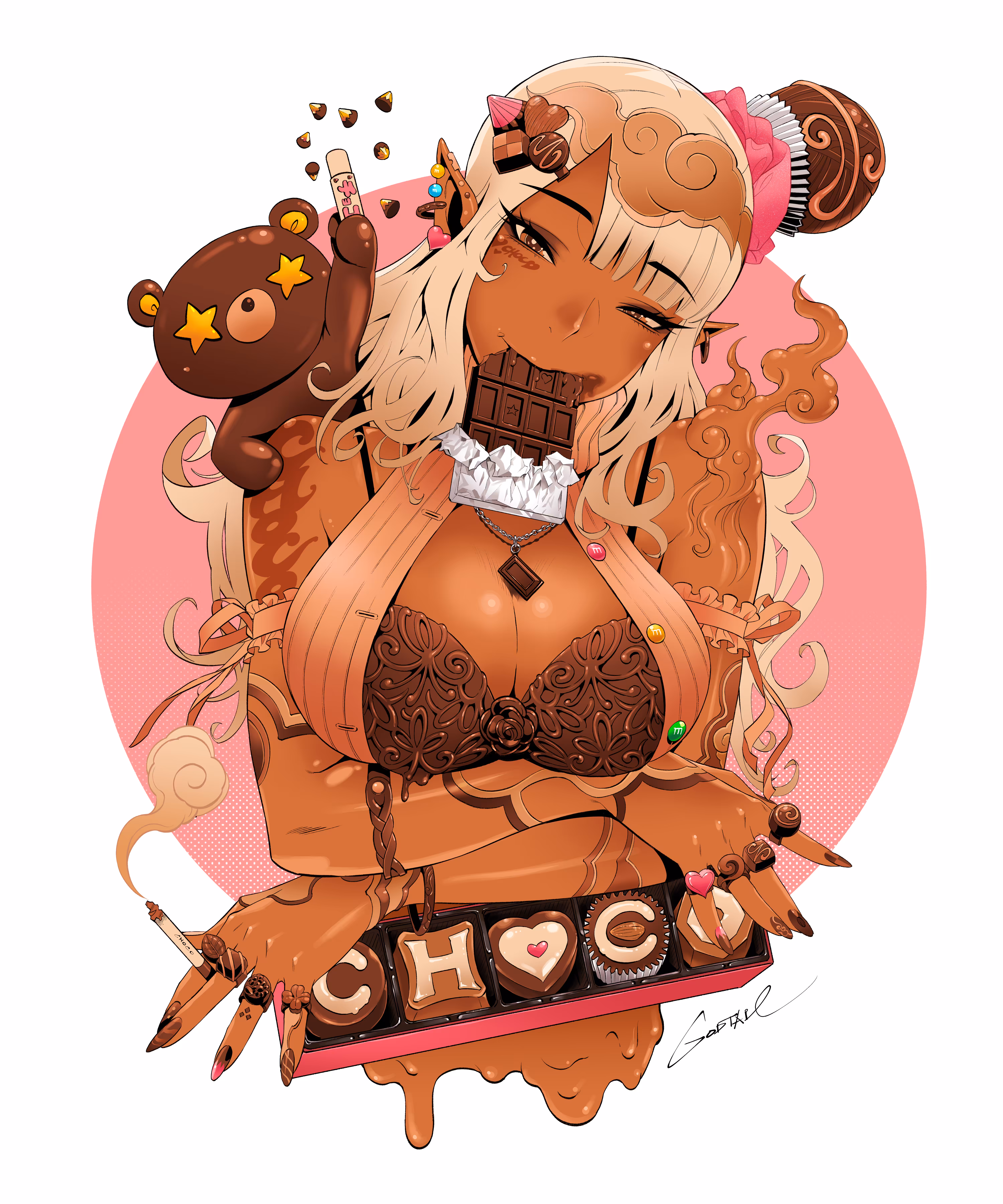 Valentine chocolate YELLOW